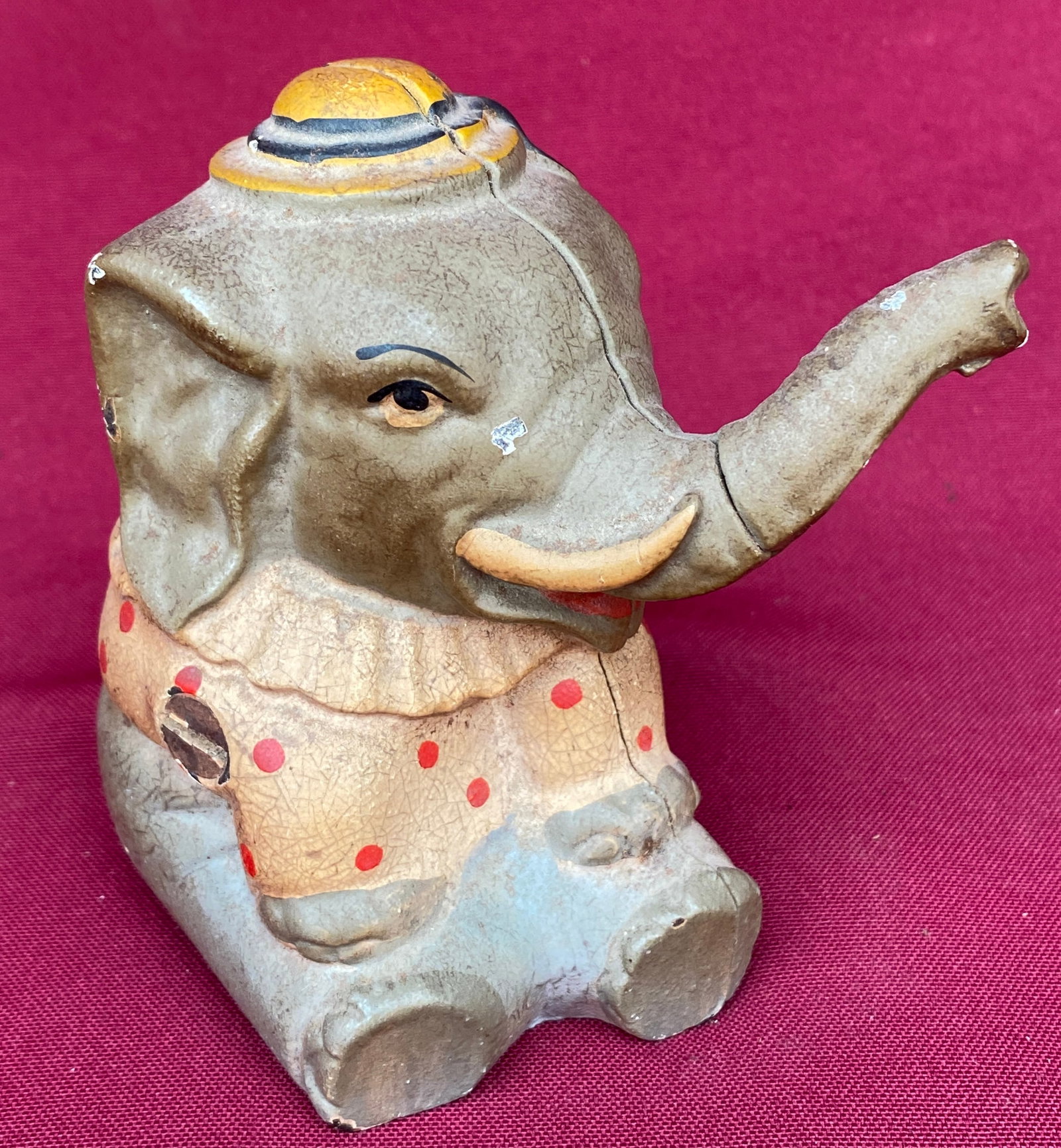 Dumbo the Elephant Older Cast Iron Still Bank: Dumbo the Elephant Older Cast Iron Still Bank