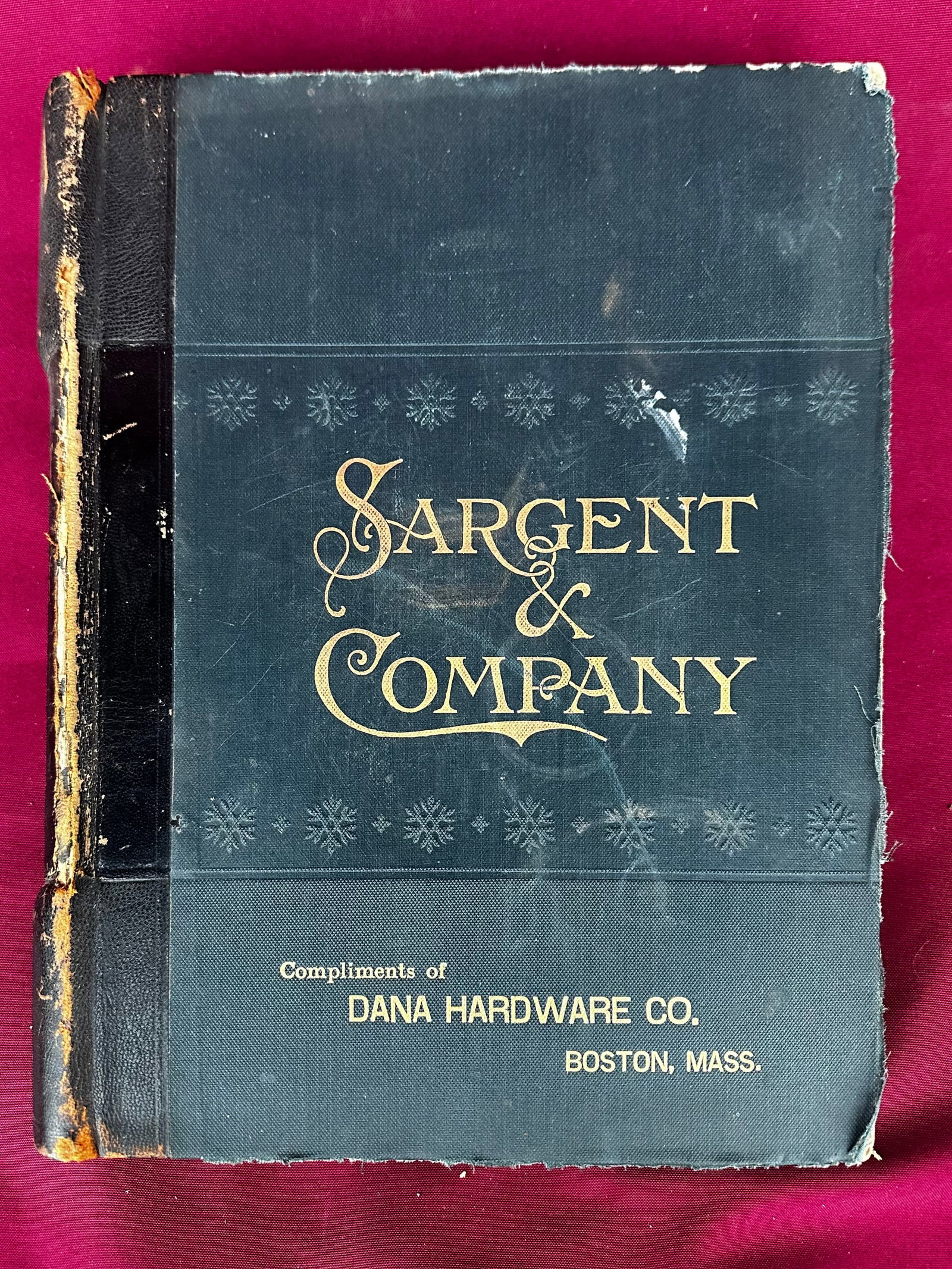 Old Sargent Hardware Book with Picture Pages of Hardware (1 of 5)