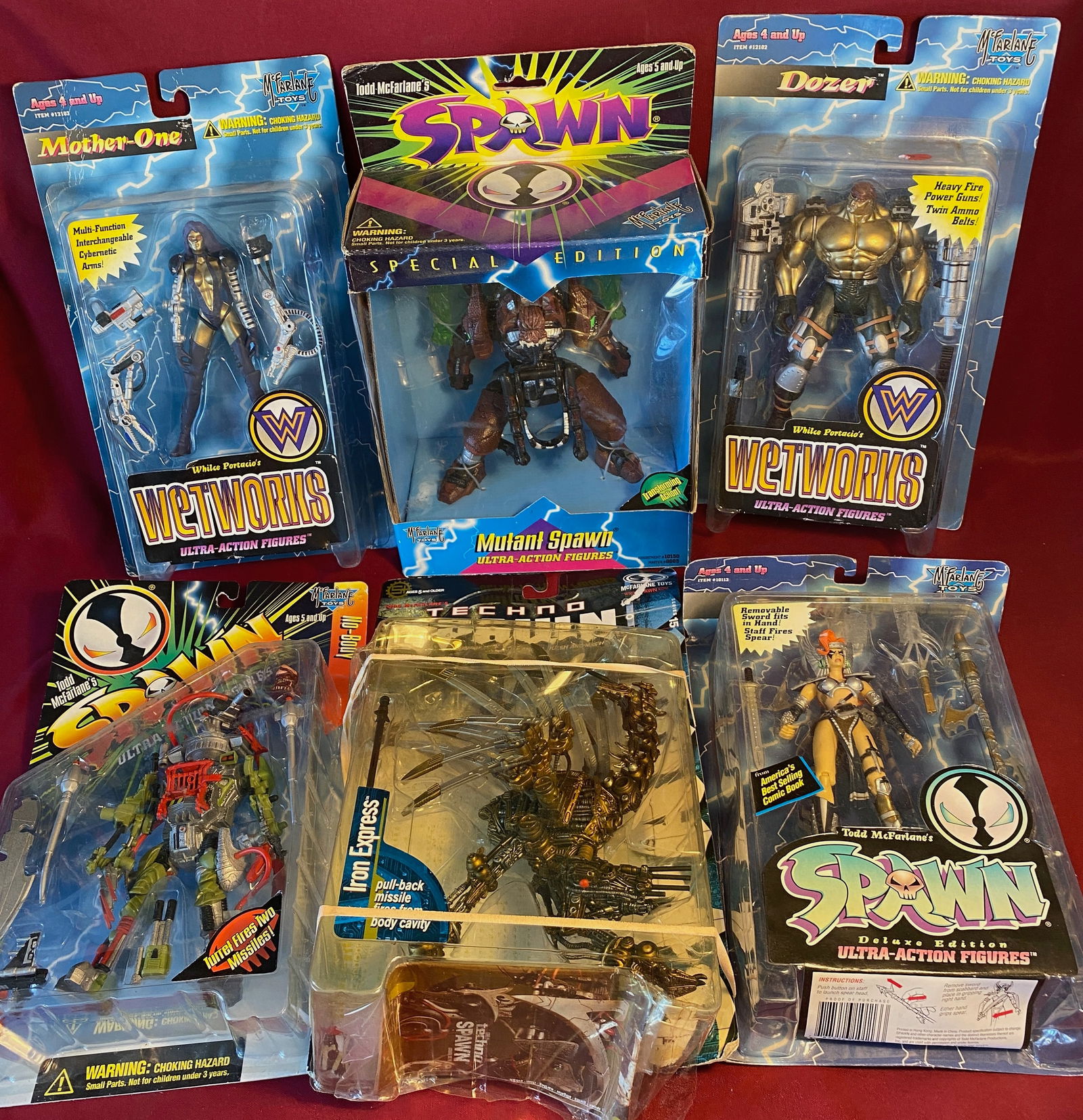 Assortment of Collectible Action Figures - Spawn and Wetworks (1 of 5)