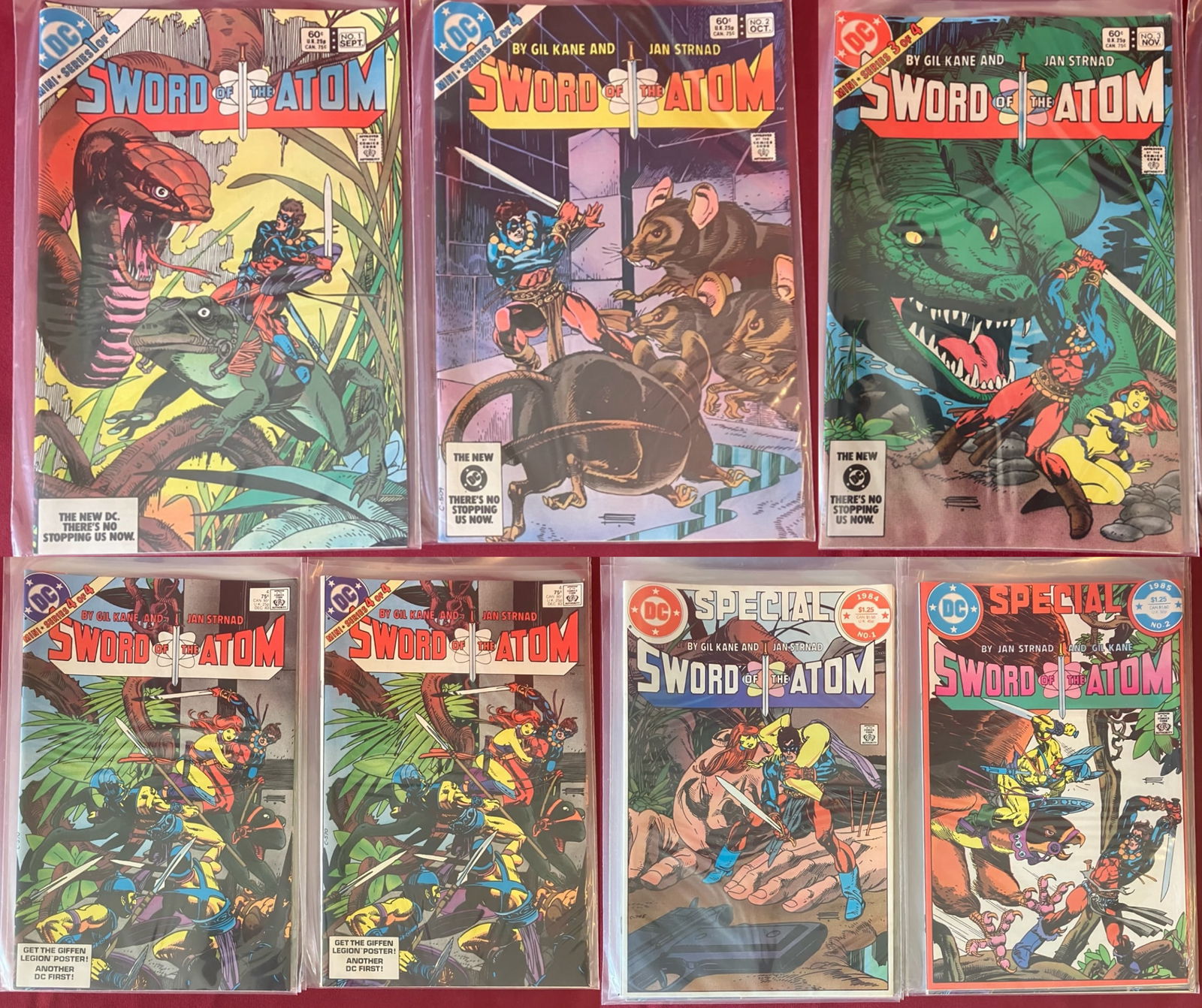 Seven DC Comic Books - 'Sword of the Atom' - Series 1-4 & Special No. 1 & No. 2 (1 of 5)