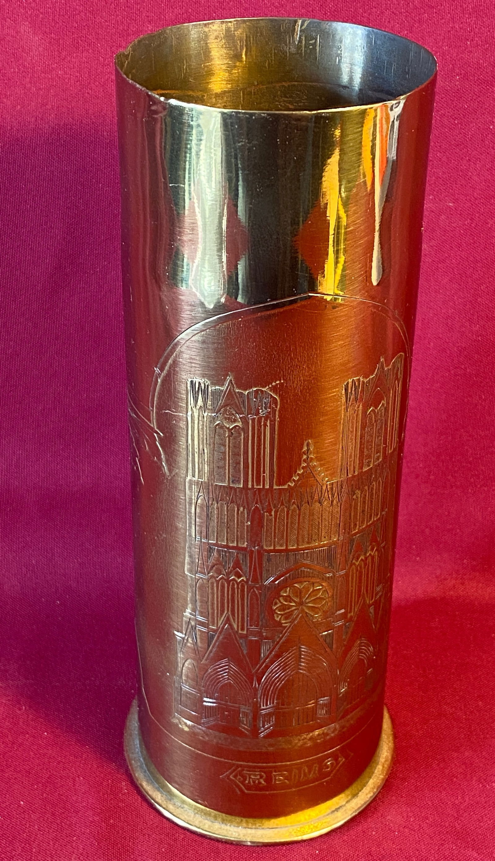 Brass Trench Art Shell Casing (1 of 6)