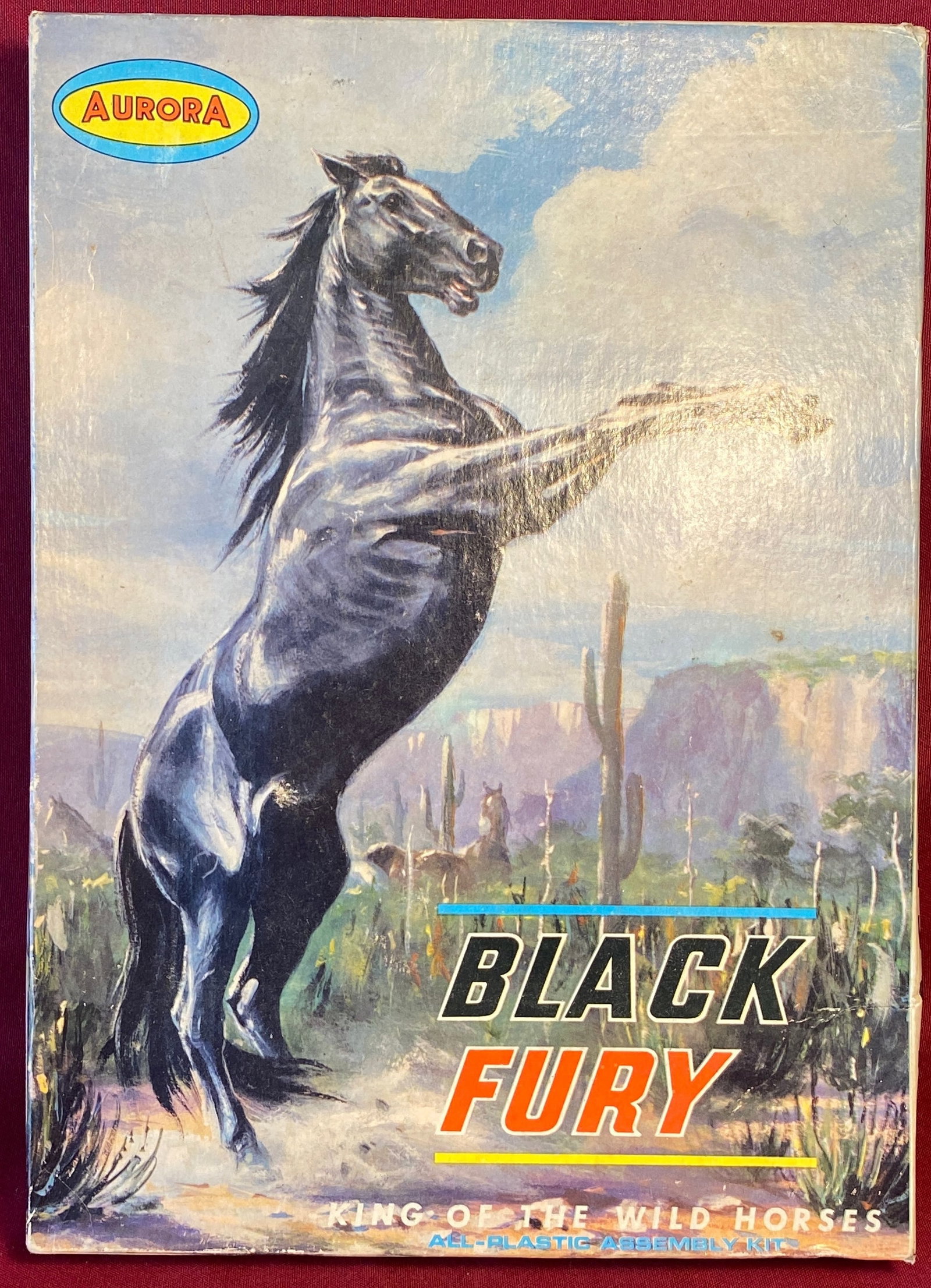 Aurora 'Black Fury' Kit No. 400-130 Horse Model: Aurora 'Black Fury' Kit No. 400-130 Horse Model
