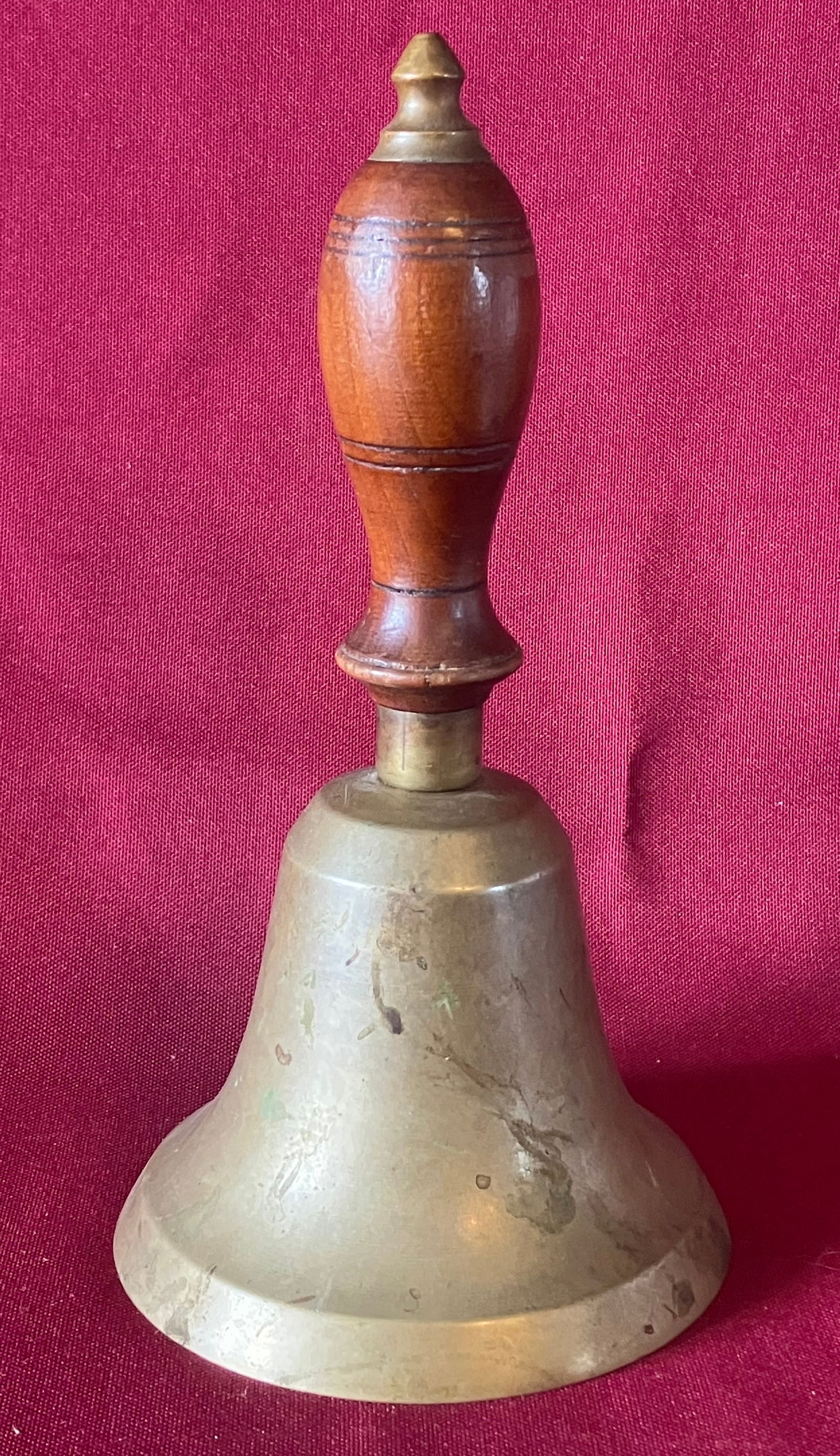Older Brass School Bell: Older Brass School Bell