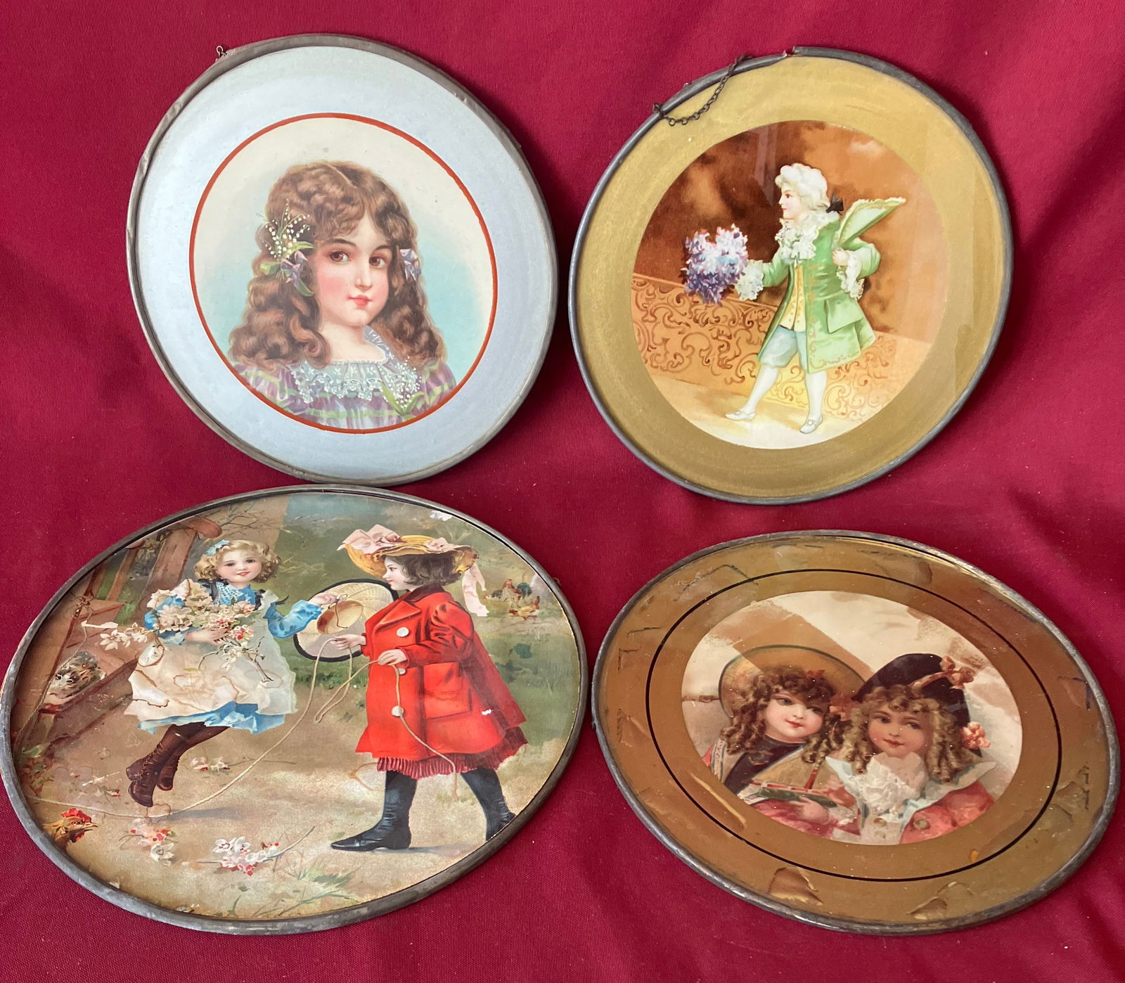 Victorian Imagine Chimney/Stove Pipe Covers - Three with Glass (1 of 7)