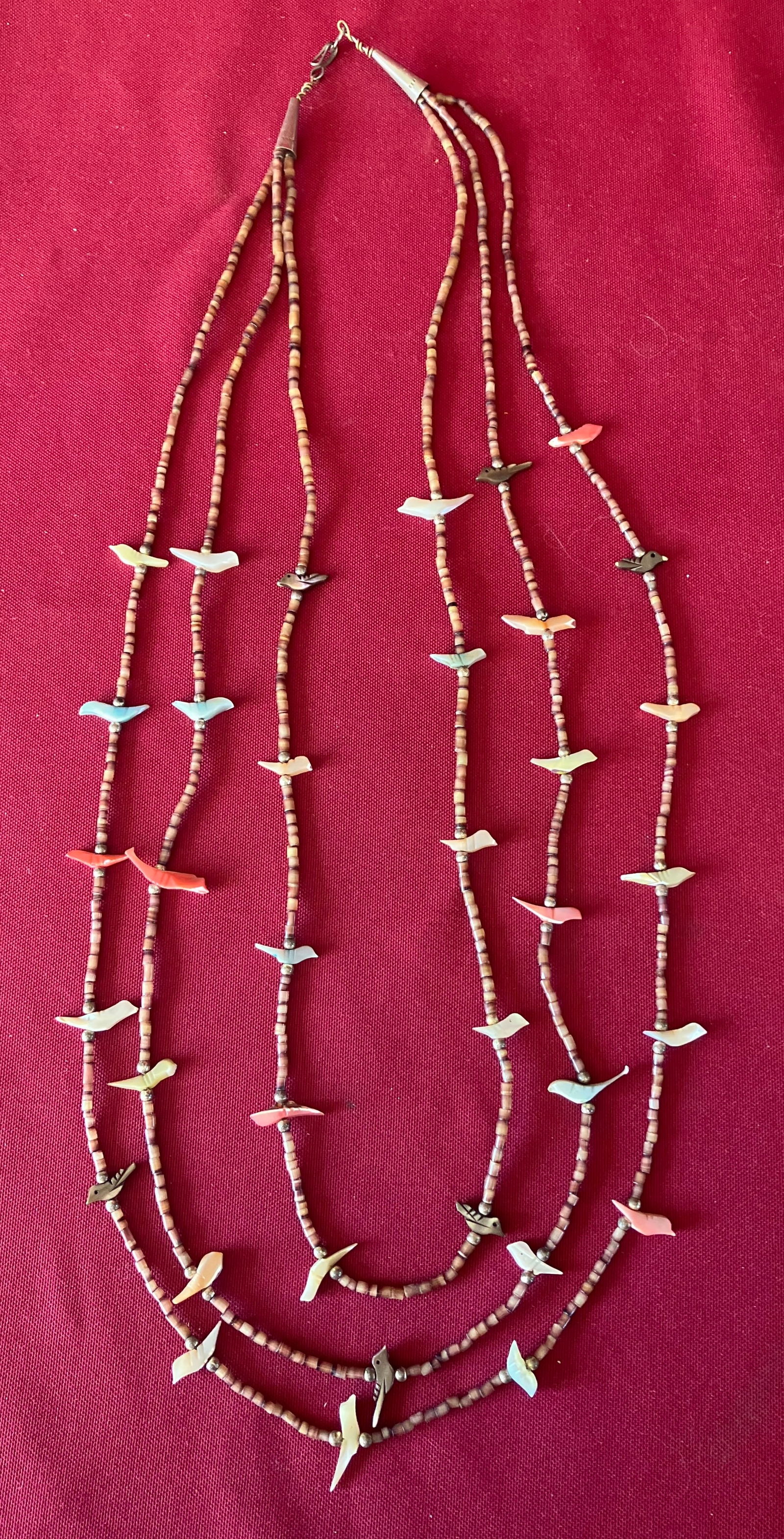 Three Strand Fetish Necklace: Three Strand Fetish Necklace