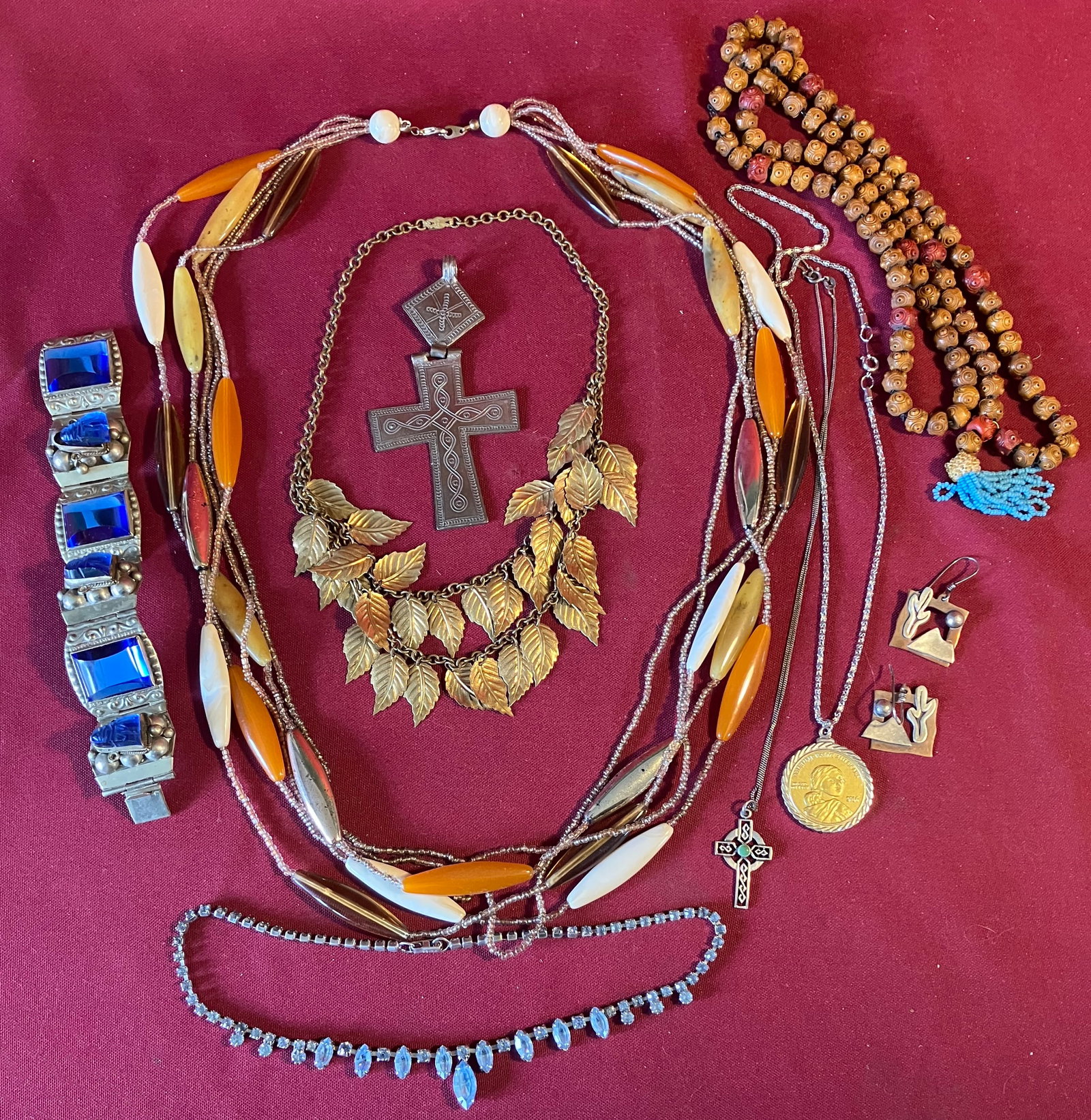 Vintage and Costume Jewelry - Some Sterling: Vintage and Costume Jewelry - Some Sterling