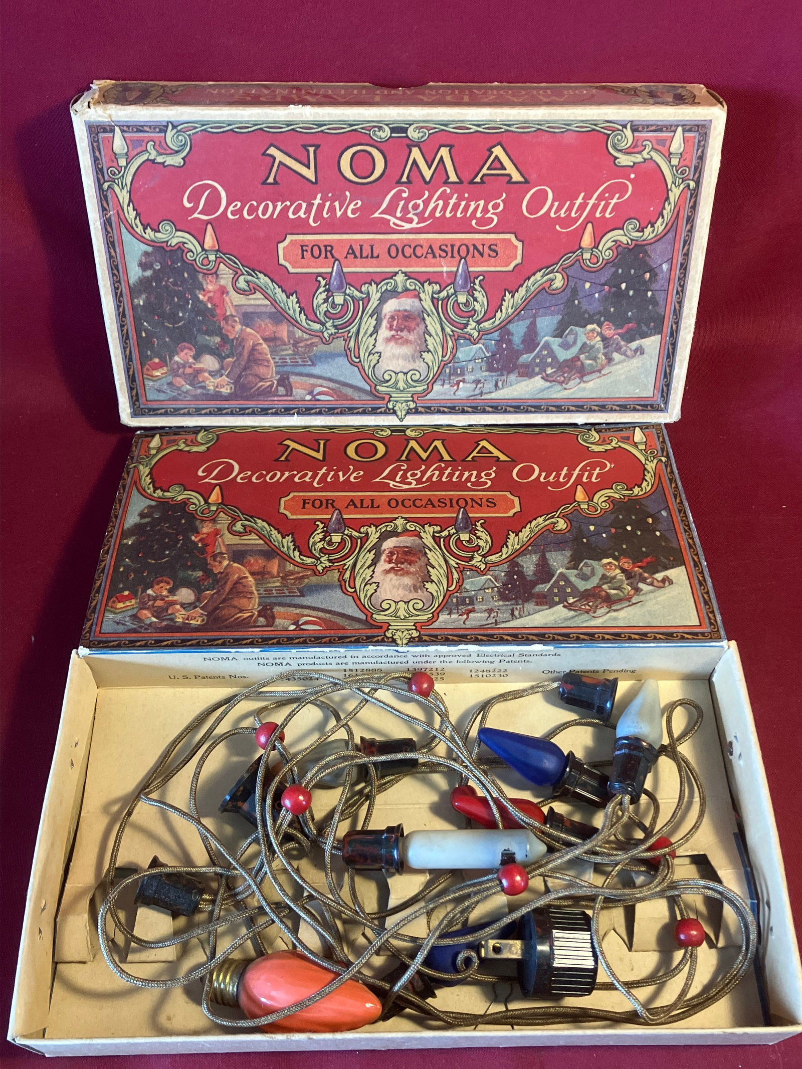 Old Noma Christmas Lights in Original Box: Old Noma Christmas Lights in Original Box