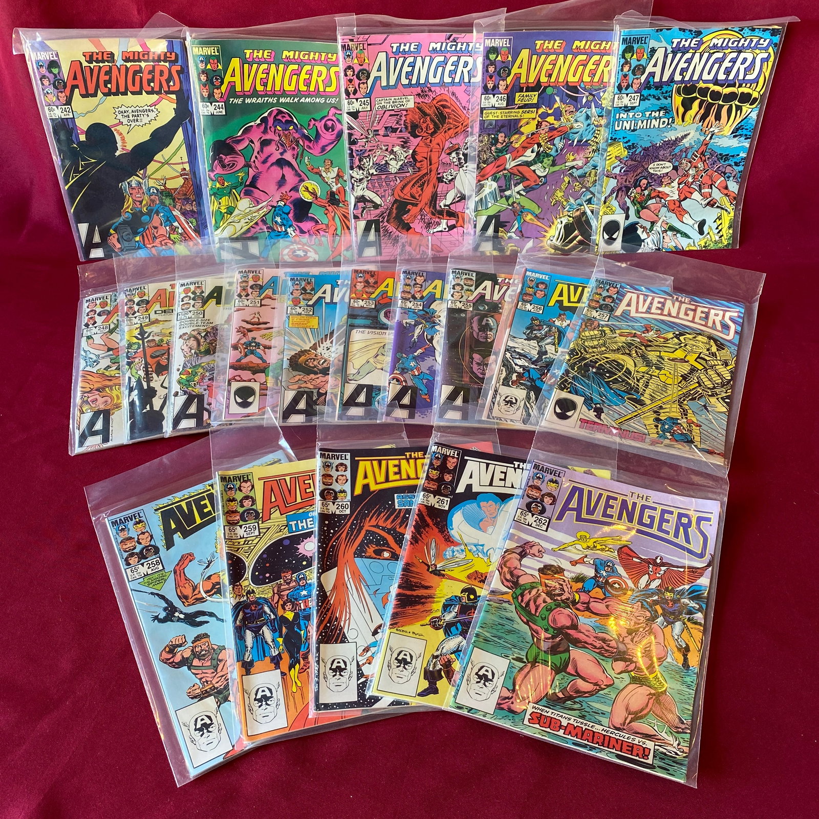 Twenty Vintage Comic Books - 'The Avengers' & 'The Might Avengers' (1 of 8)