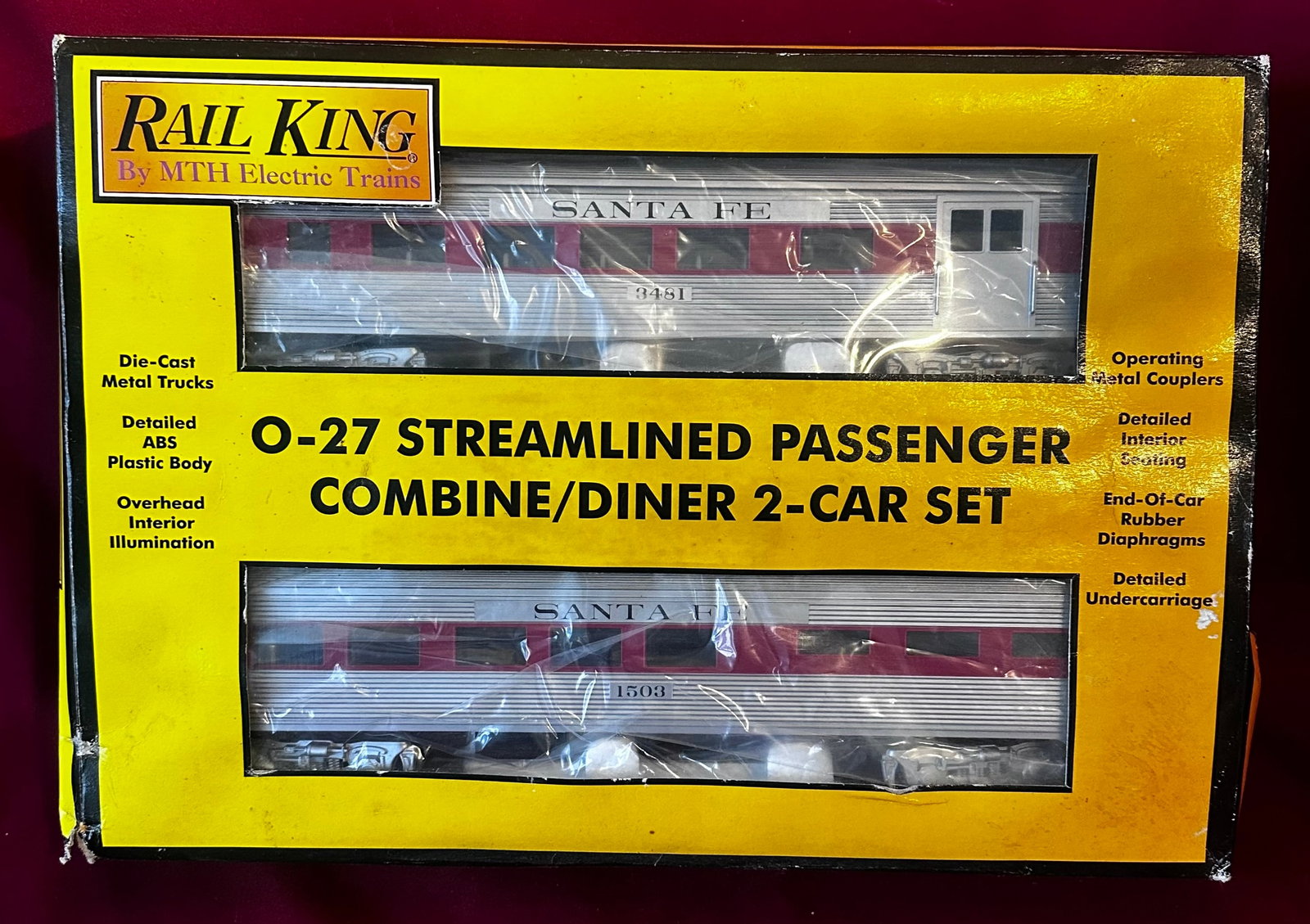 Rail King by MTH Electric Trains - Santa Fe Diner Set #30-6014 (1 of 5)