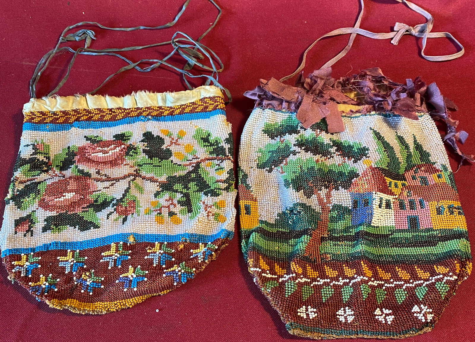 Two Antique Beaded Purses (1 of 5)