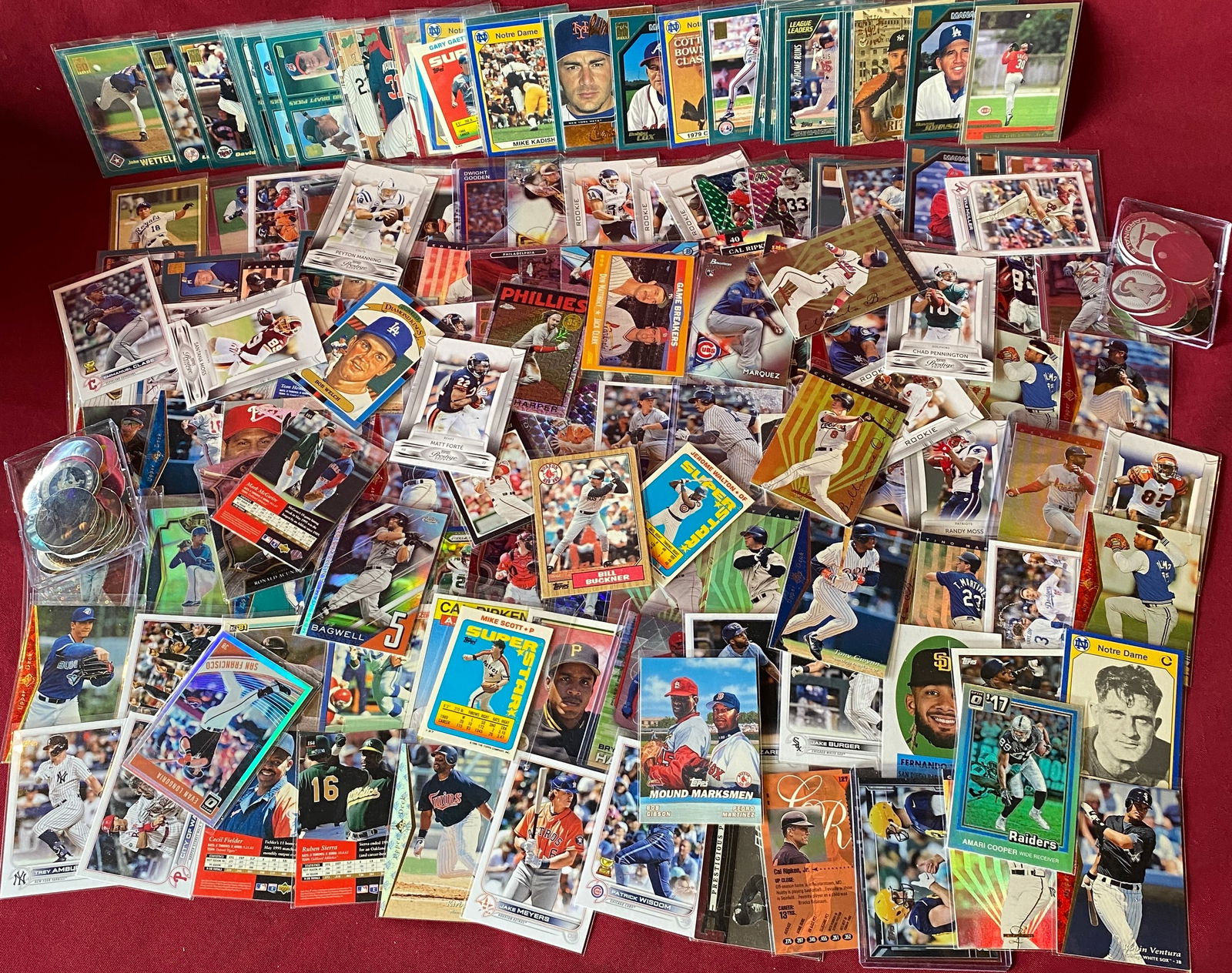 Vintage and Collectible Baseball, Football, Etc. Cards - Several Key Players (1 of 7)