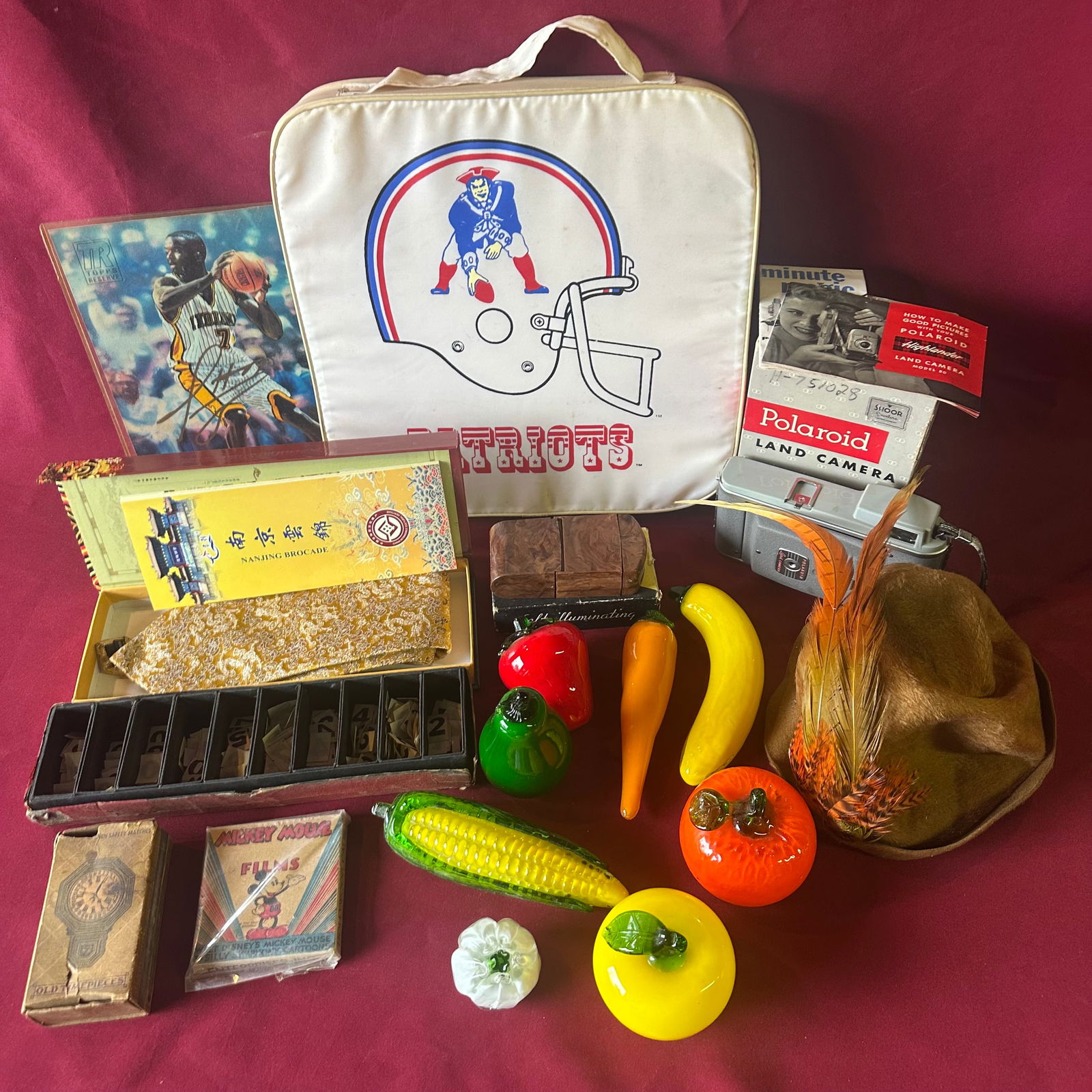 Miscellaneous Random Items - Camera, Viewer, Mickey Reel, Glass Fruit, Etc. (1 of 10)