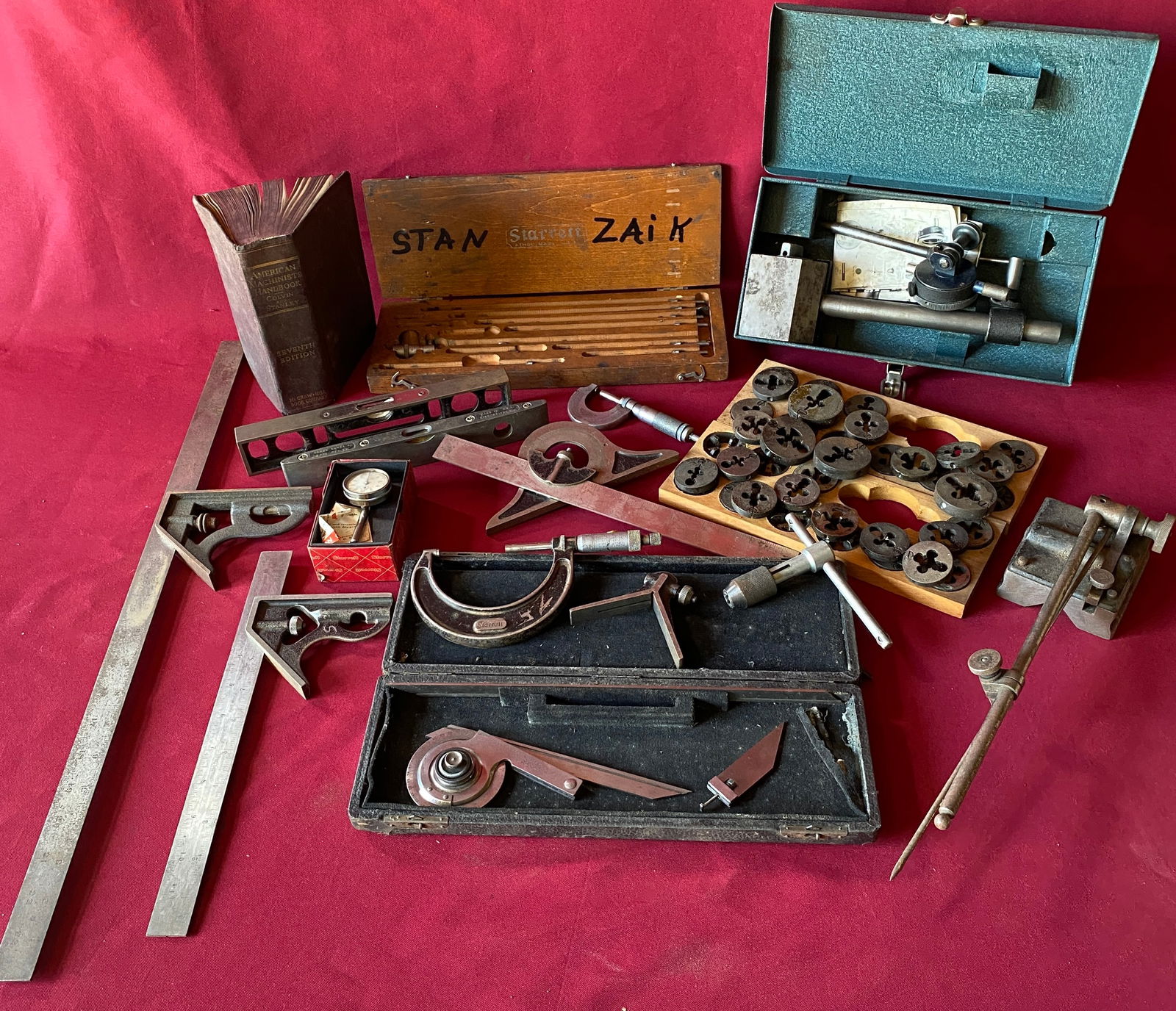 Older Machinist Tools - Starrett, Goodell & Pratt, Brown & Sharpe, Millers Falls, Etc. (1 of 9)