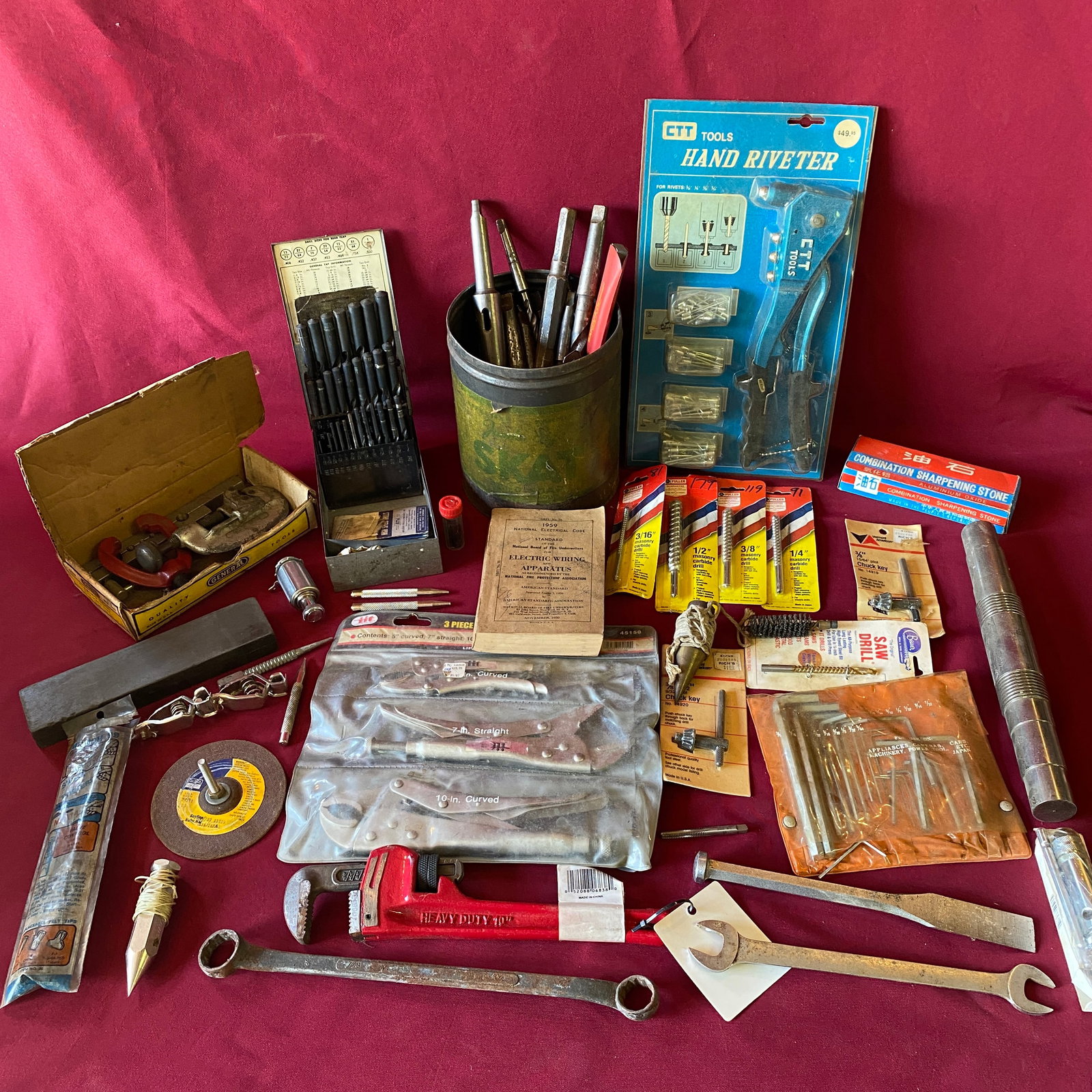 Various Mechanics and Machinist Tools - Drill Index, Wrenches, Etc. (1 of 8)