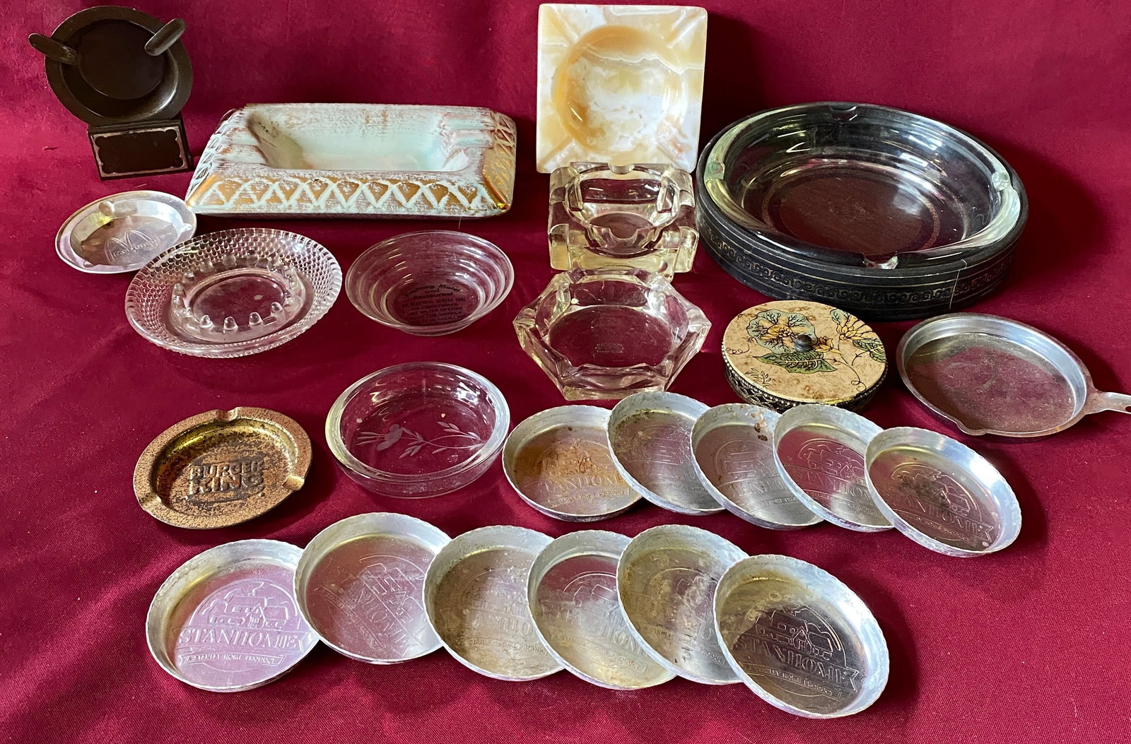 Advertising Ashtrays, Etc. - Various Types: Advertising Ashtrays, Etc. - Various Types