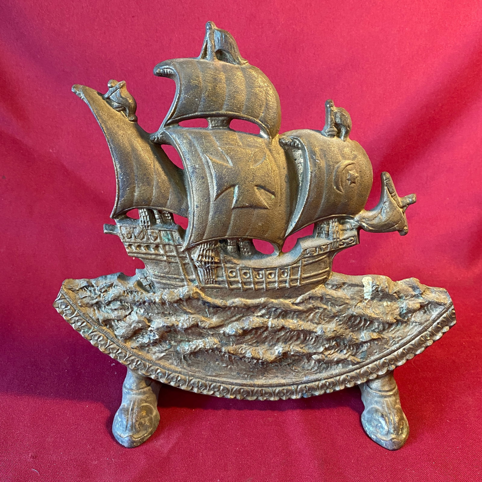 Cast Iron Ship Doorstop (1 of 4)