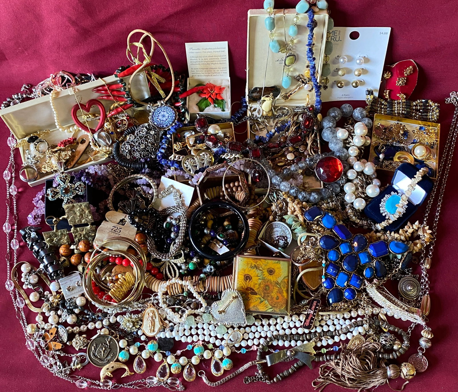 Older, Vintage, and Costume Jewelry - Various Types and Conditions - Repair, Repurpose, Singles, Etc (1 of 7)