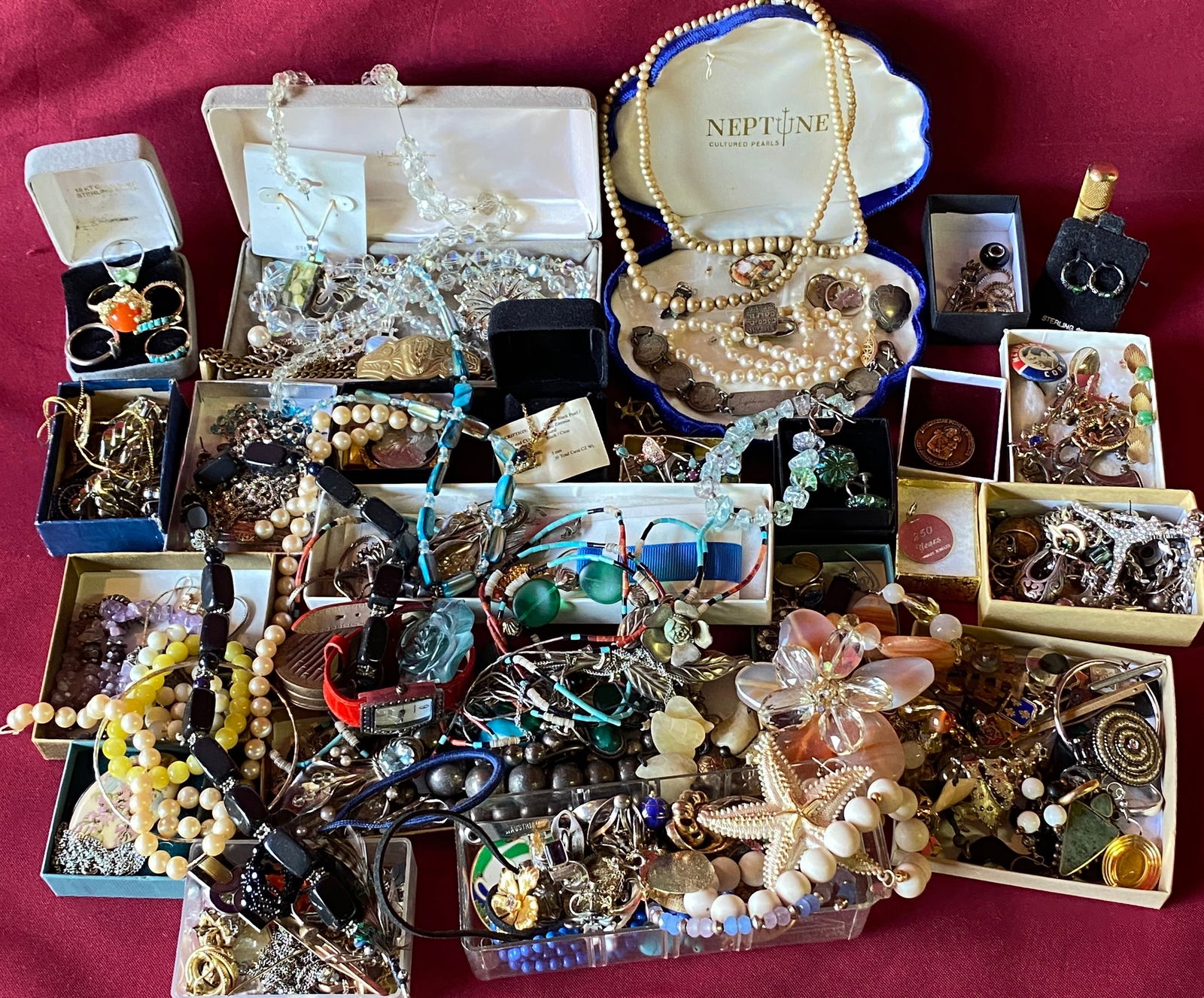 Older, Vintage, and Costume Jewelry - Various Types and Conditions - Repair, Repurpose, Singles, Etc (1 of 7)