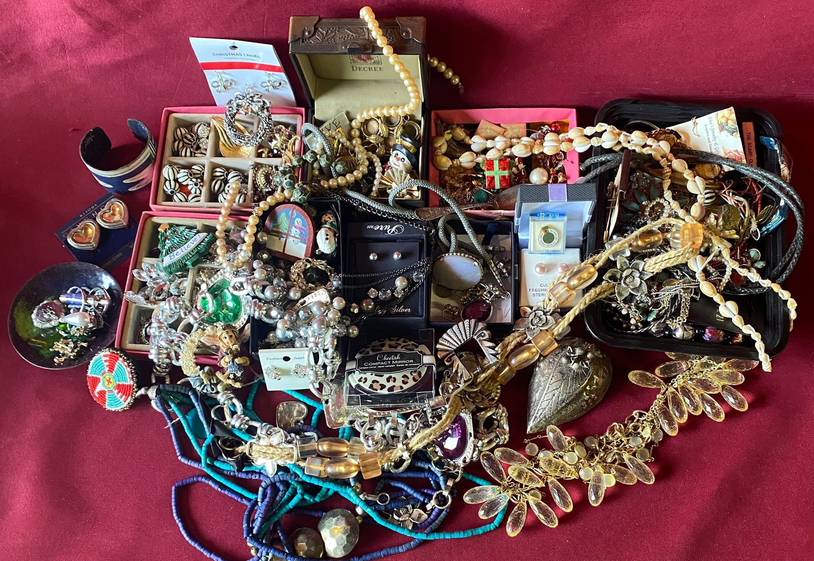 Older, Vintage, and Costume Jewelry - Various Types and Conditions - Repair, Repurpose, Singles, Etc (1 of 5)