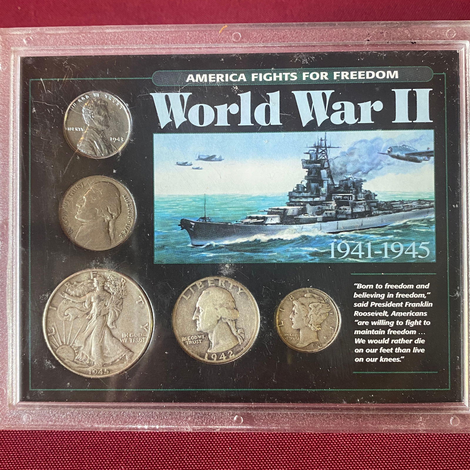 WWII Silver Coin Set (1 of 4)
