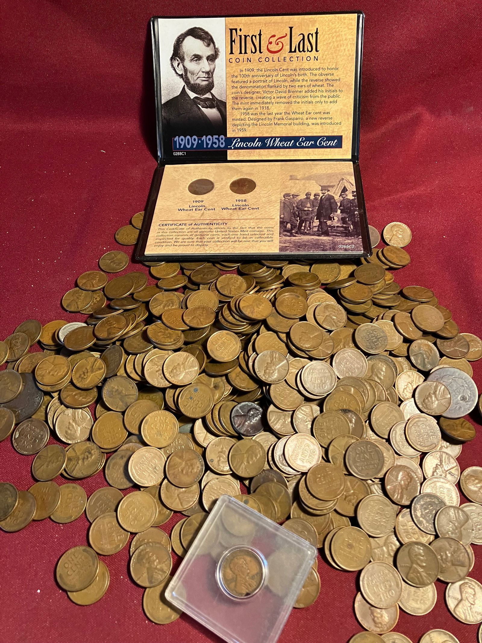 Assorted Pennies - Wheat, Indian Head, Large Cent (Condition Issues), Etc. (1 of 7)