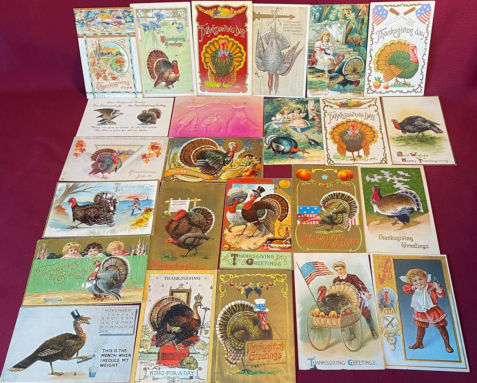 Antique and Older Thanksgiving Postcards (1 of 8)