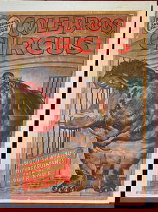 Old Cole Bros Circus Poster - Approx 37.5"x26.5": Old Cole Bros Circus Poster - Approx 37.5"x26.5"