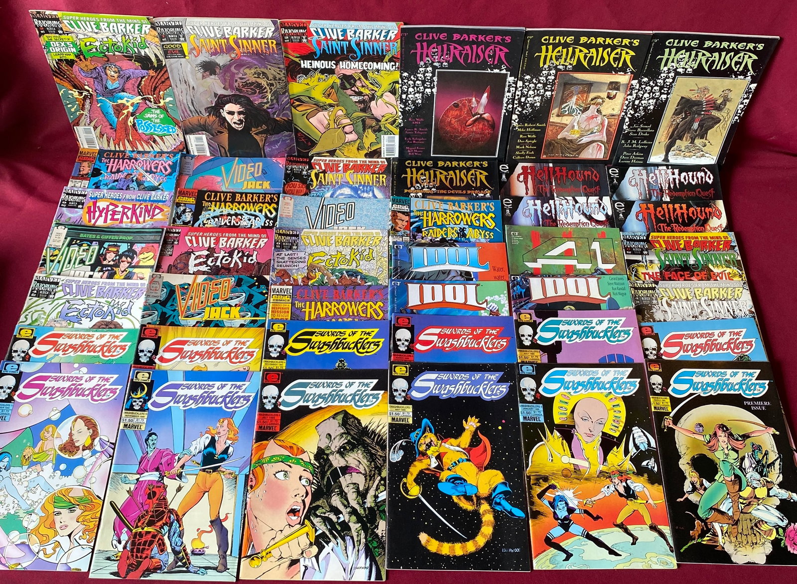 Over Forty Vintage Comic Books - Marvel & Epic - Mostly Horror Style (1 of 6)