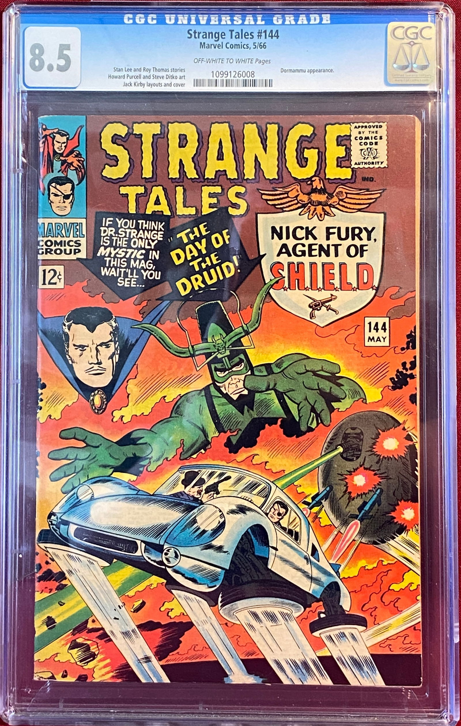 Graded Strange Tales #144 Silver Age Comic Book - Vultutions First Appearance - Marvel Comic 5/66 - (1 of 3)