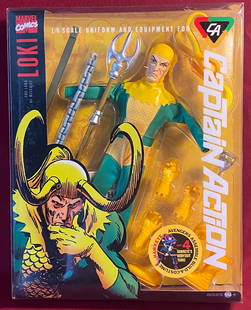 Marvel Comics Captain Action Loki Uniform & Equipment - 1/6 Scale - No Doll: Marvel Comics Captain Action Loki Uniform & Equipment - 1/6 Scale - No Doll
