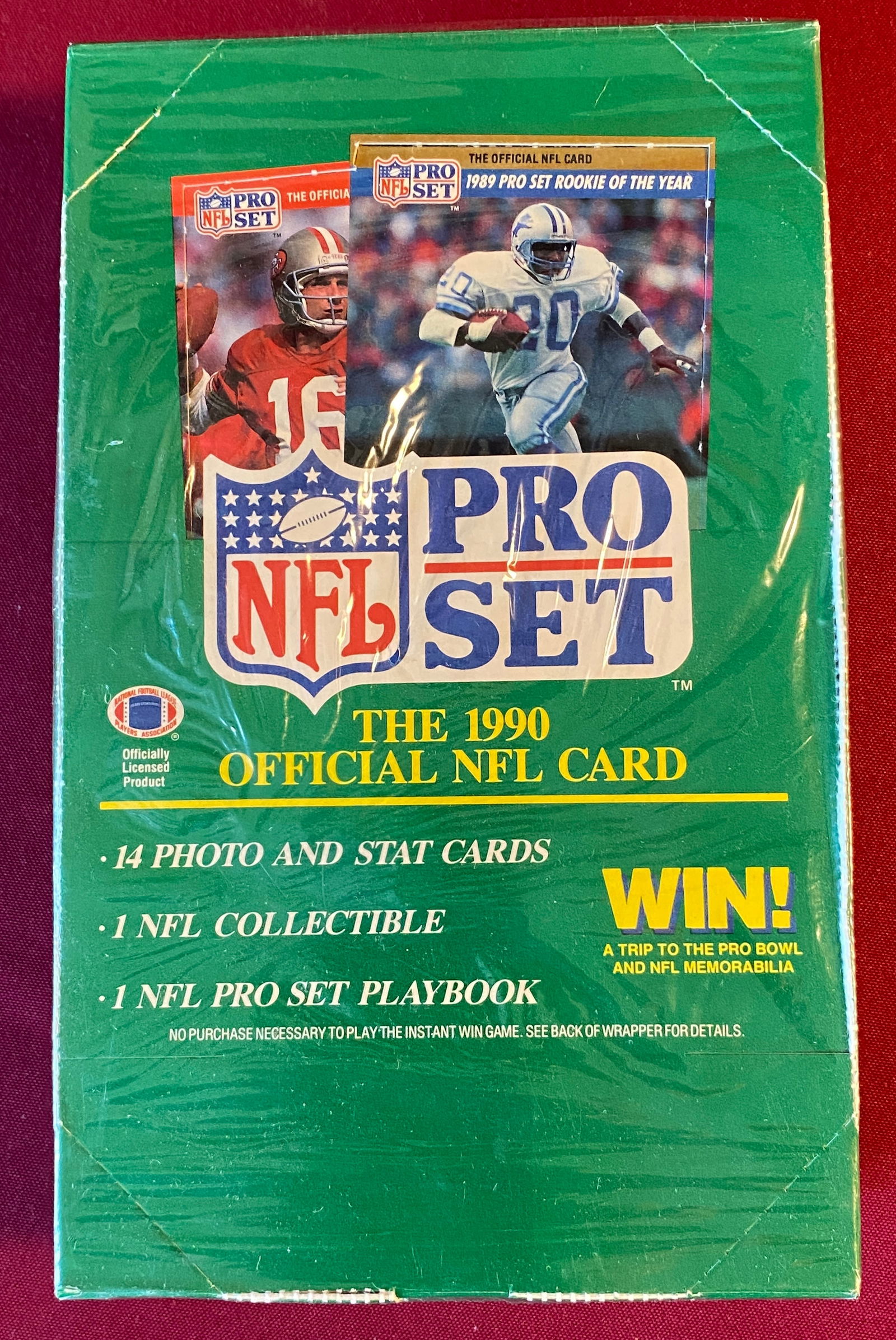 Factory Sealed Box 1990 Set NFL Trading Cards (1 of 5)