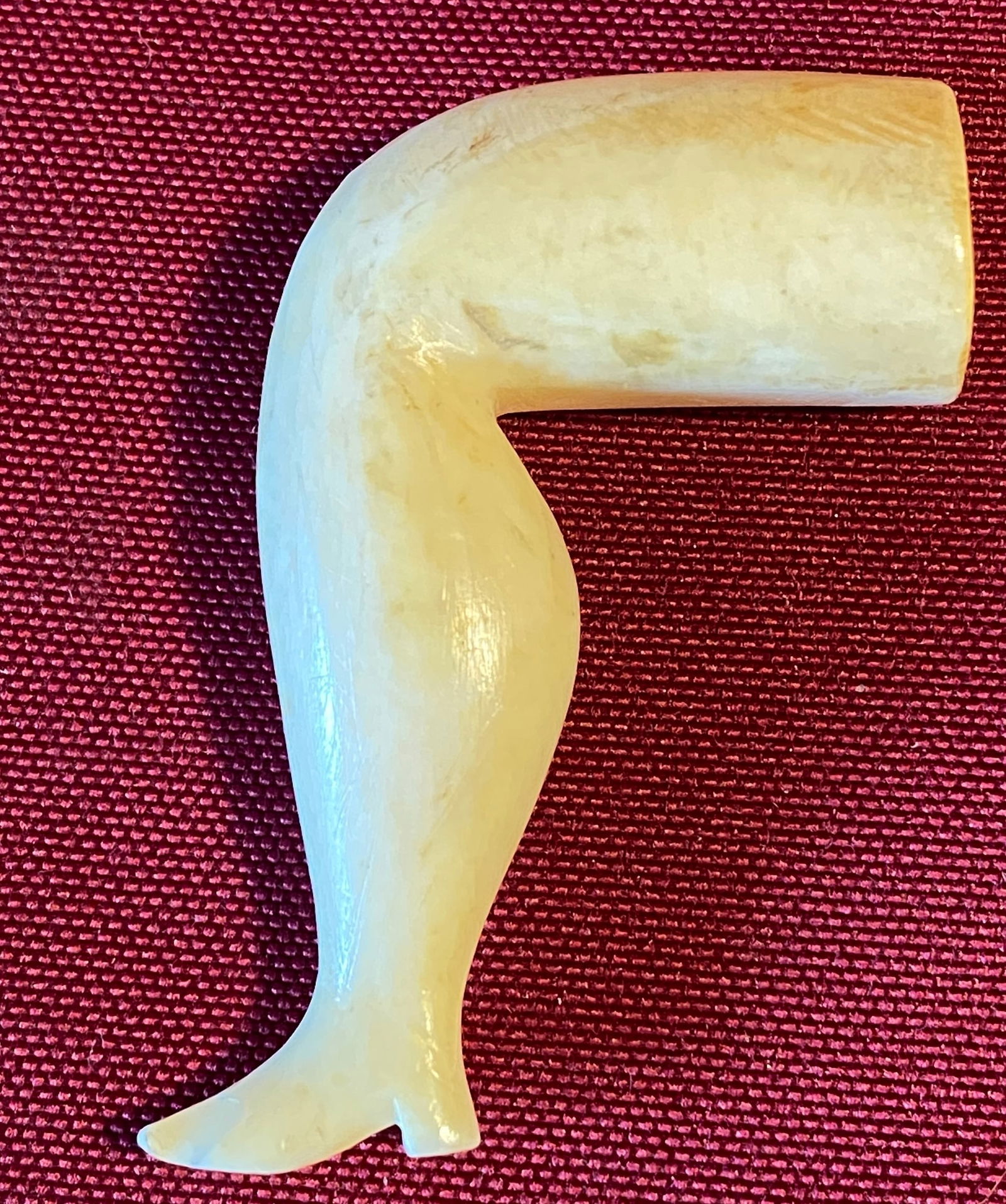 Sailers Whimsy Carved Bone Leg - Approx 2"x1.5": Sailers Whimsy Carved Bone Leg - Approx 2"x1.5"