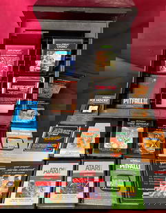 Vintage Atari Games in Case - Donkey Kong, Pitfall, Berzerk, Centipede, Asteroids, Etc.: Vintage Atari Games in Case - Donkey Kong, Pitfall, Berzerk, Centipede, Asteroids, Etc.