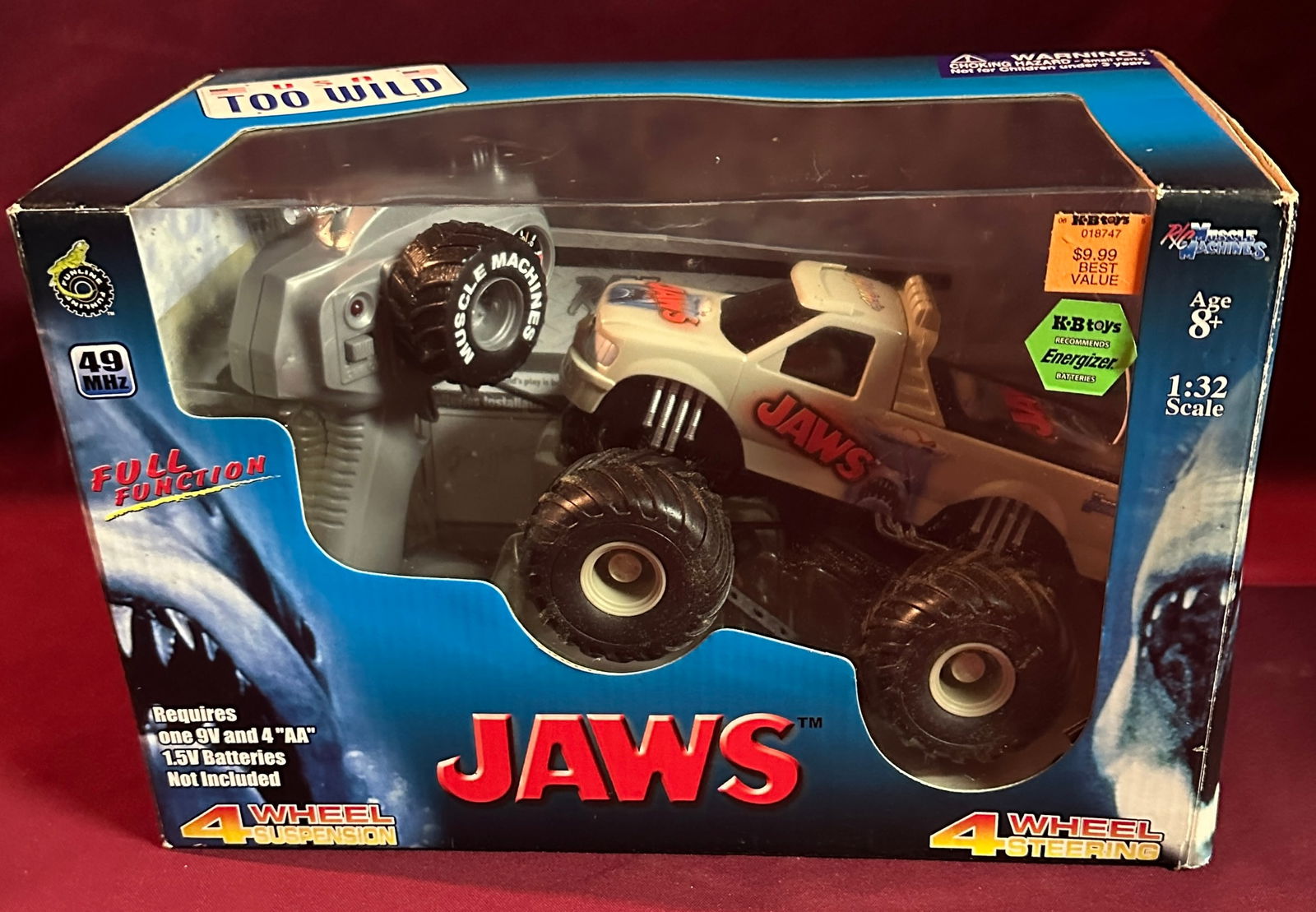Remote Control Jaws Muscle Machine Truck - Full Function - Four Wheel Suspension - in Original (1 of 5)