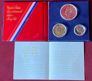 U.S. Mint Bicentennial Silver Proof Set: U.S. Mint Bicentennial Silver Proof Set