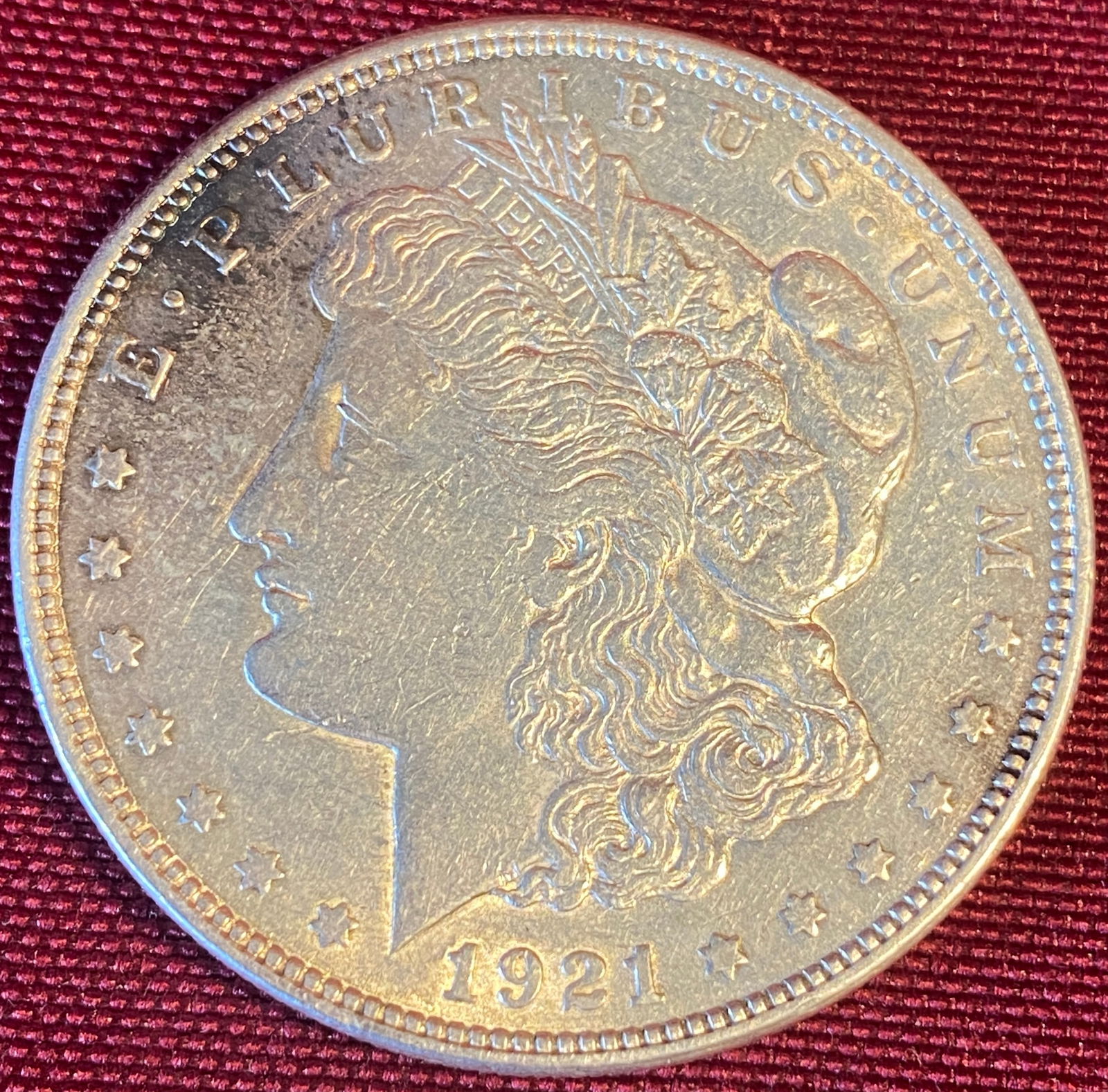 1921 Morgan Silver Dollar: 1921 Morgan Silver Dollar