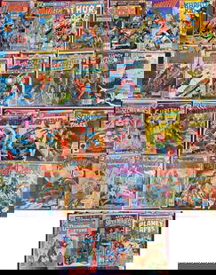 Twenty-Eight Various Vintage DC and Marvel Comic Books - Wonder Woman, Shazam, Thor, Superman, Etc.: Twenty-Eight Various Vintage DC and Marvel Comic Books - Wonder Woman, Shazam, Thor, Superman, Etc.