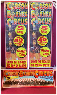 Three Collectible Circus Posters: Three Collectible Circus Posters