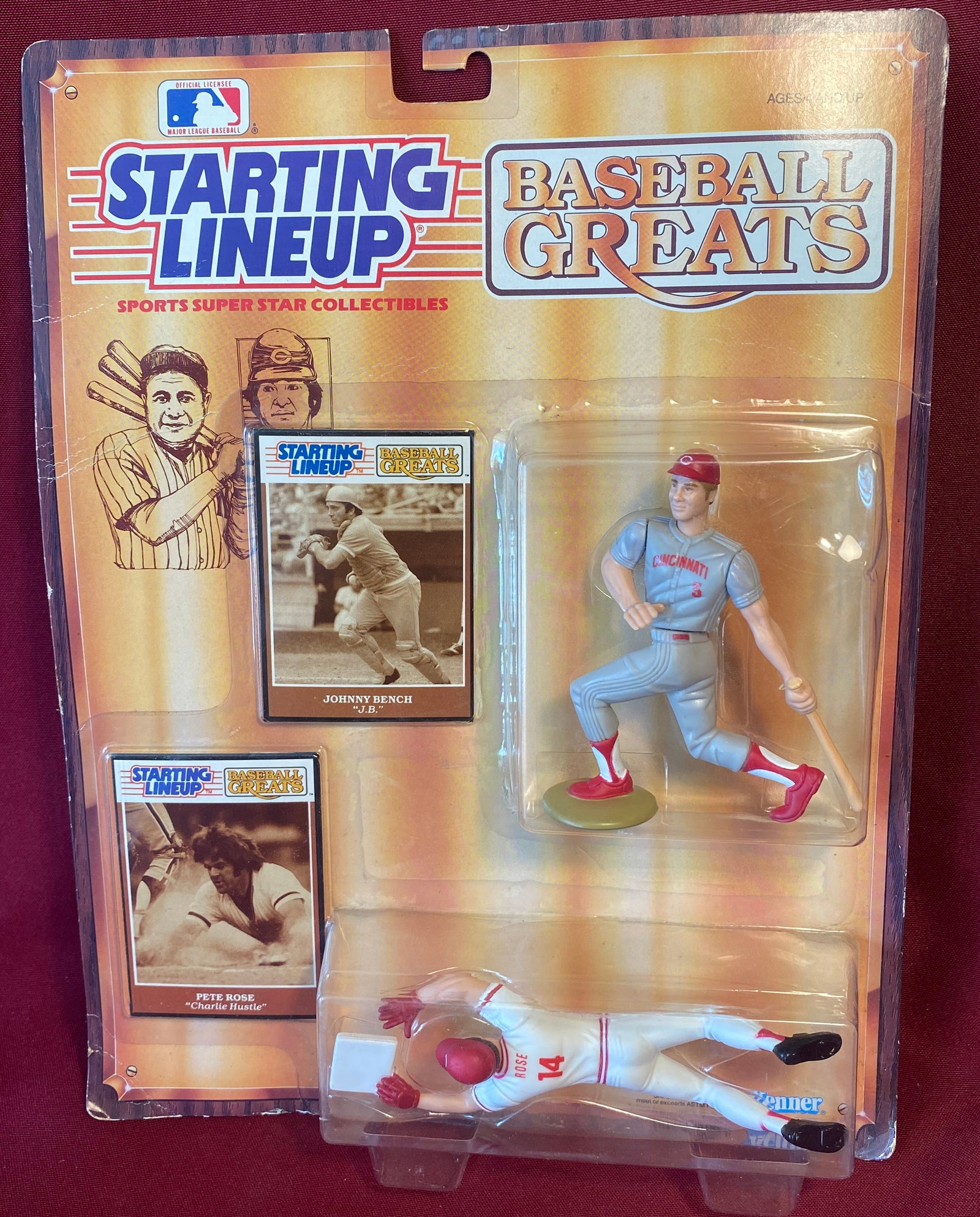 Starting Line Up Bench and Rose Figures and Cards: Starting Line Up Bench and Rose Figures and Cards