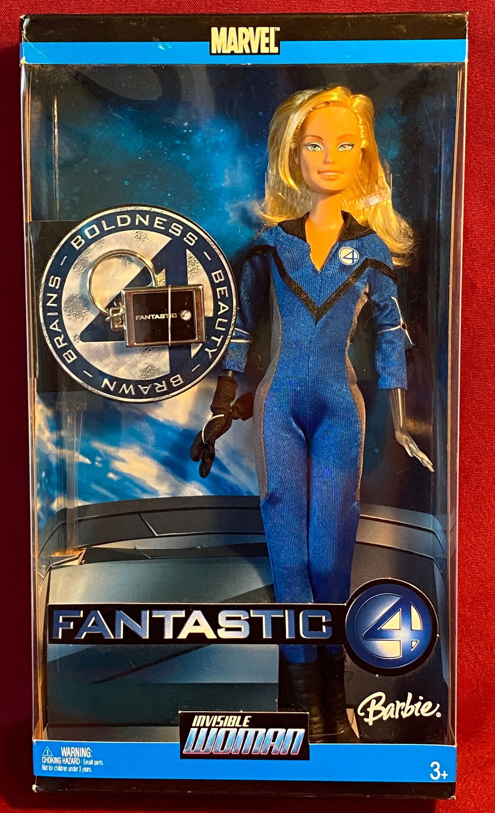 Mattel Fantastic 4 Invisible Woman Barbie Doll in Original Box (1 of 6)