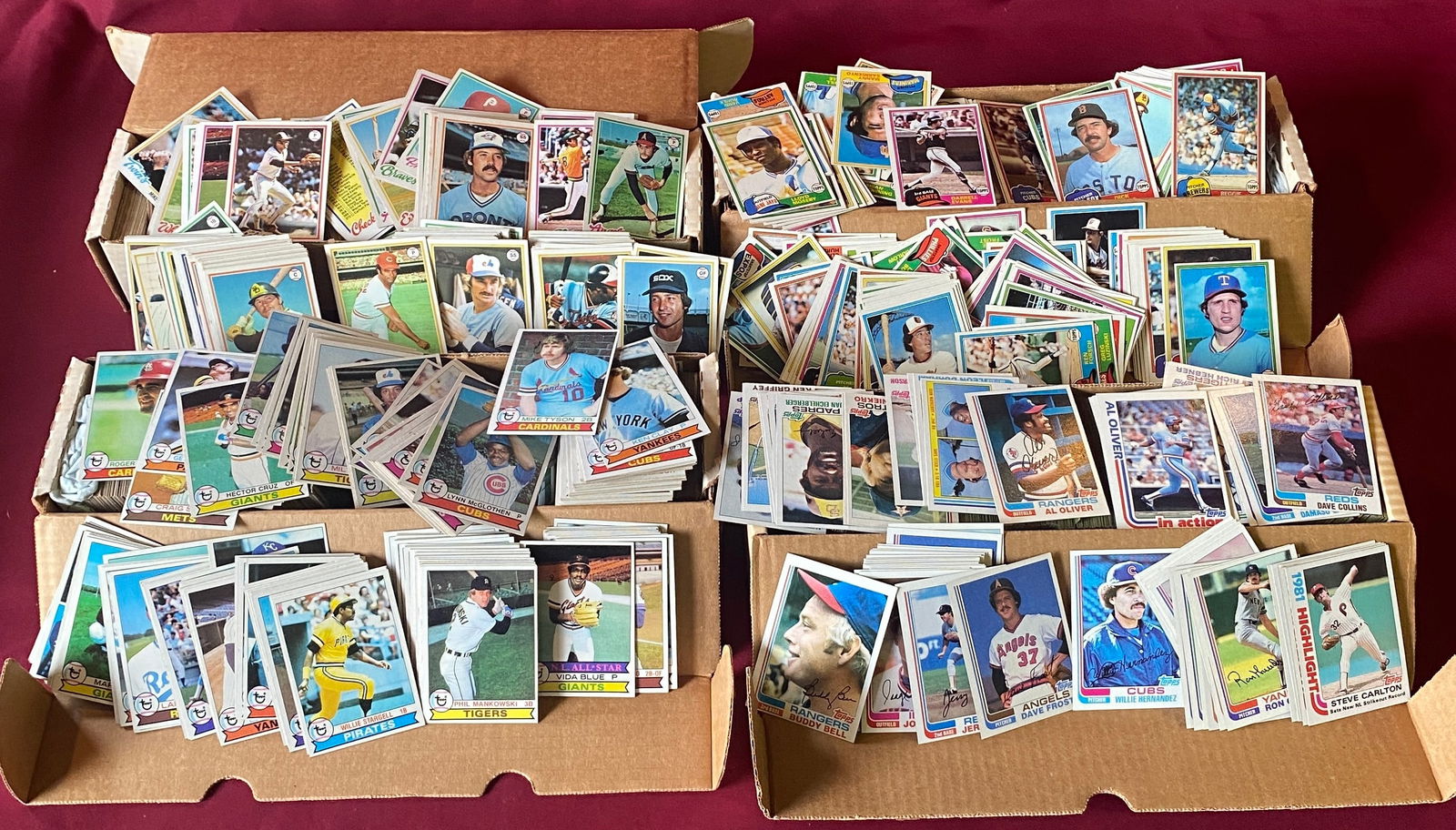Large Lot of Various Baseball Cards - 1978, 1979, 1981, & 1982 (1 of 7)