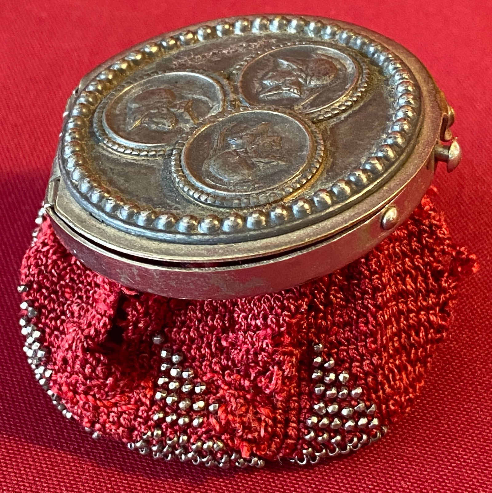 Victorian Coin Purse with Greek Coin Lid (1 of 7)