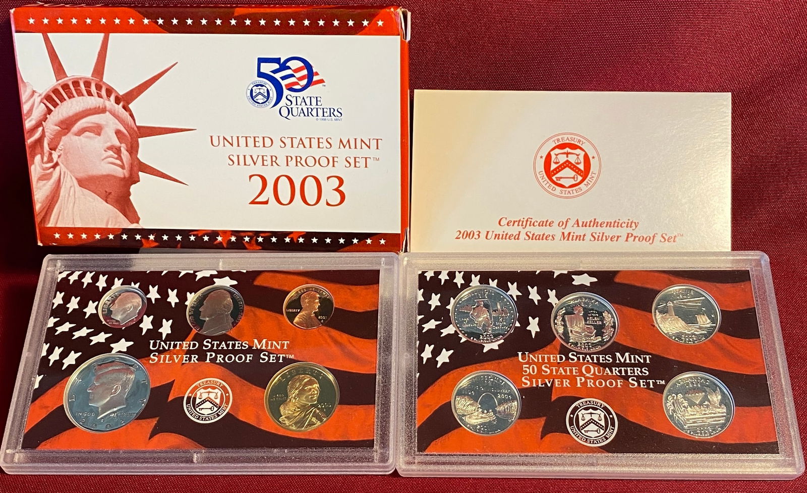 2003 U.S. Mint Silver Proof Set (1 of 1)