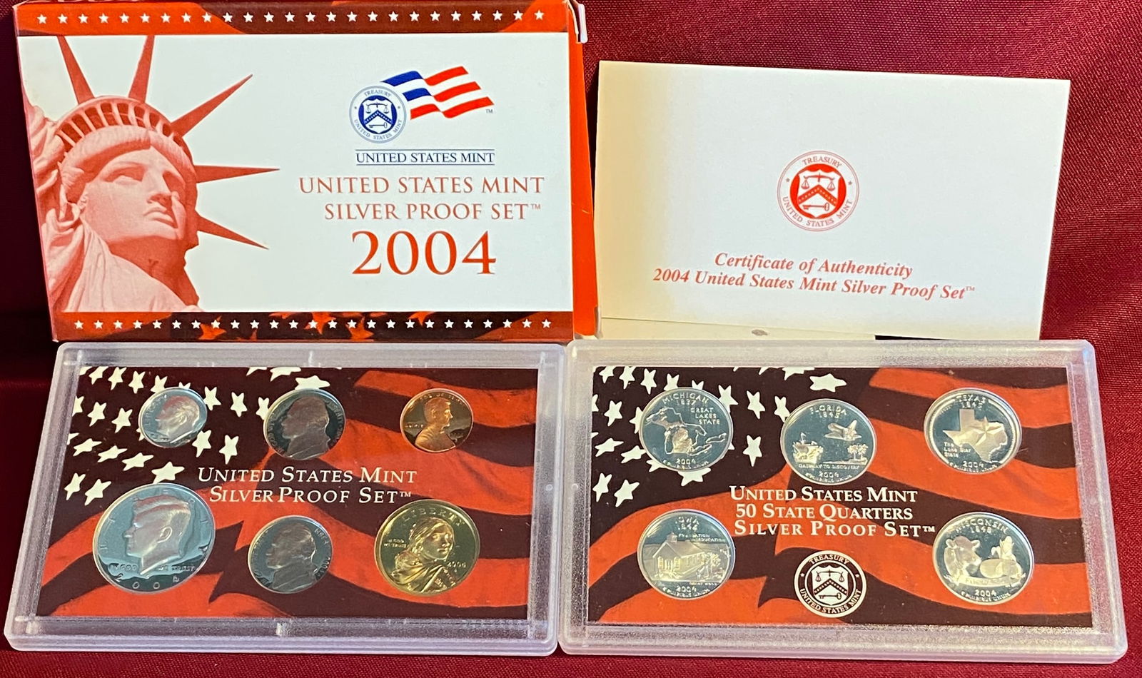 2004 U.S. Mint Silver Proof Set (1 of 1)