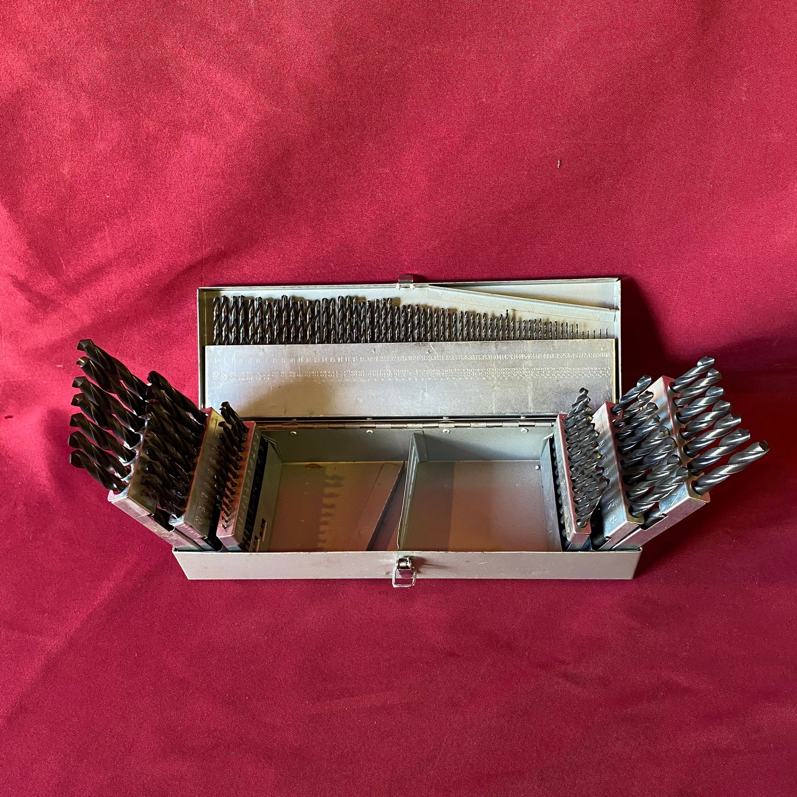 Large Drill Index Box of Metal Drill Bits (1 of 11)