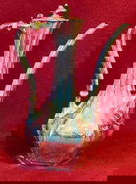 Sterling Silver Chocolate Pot - Approx 472 Grams - Two Small Bone Finials - Hallmarked, Monogrammed