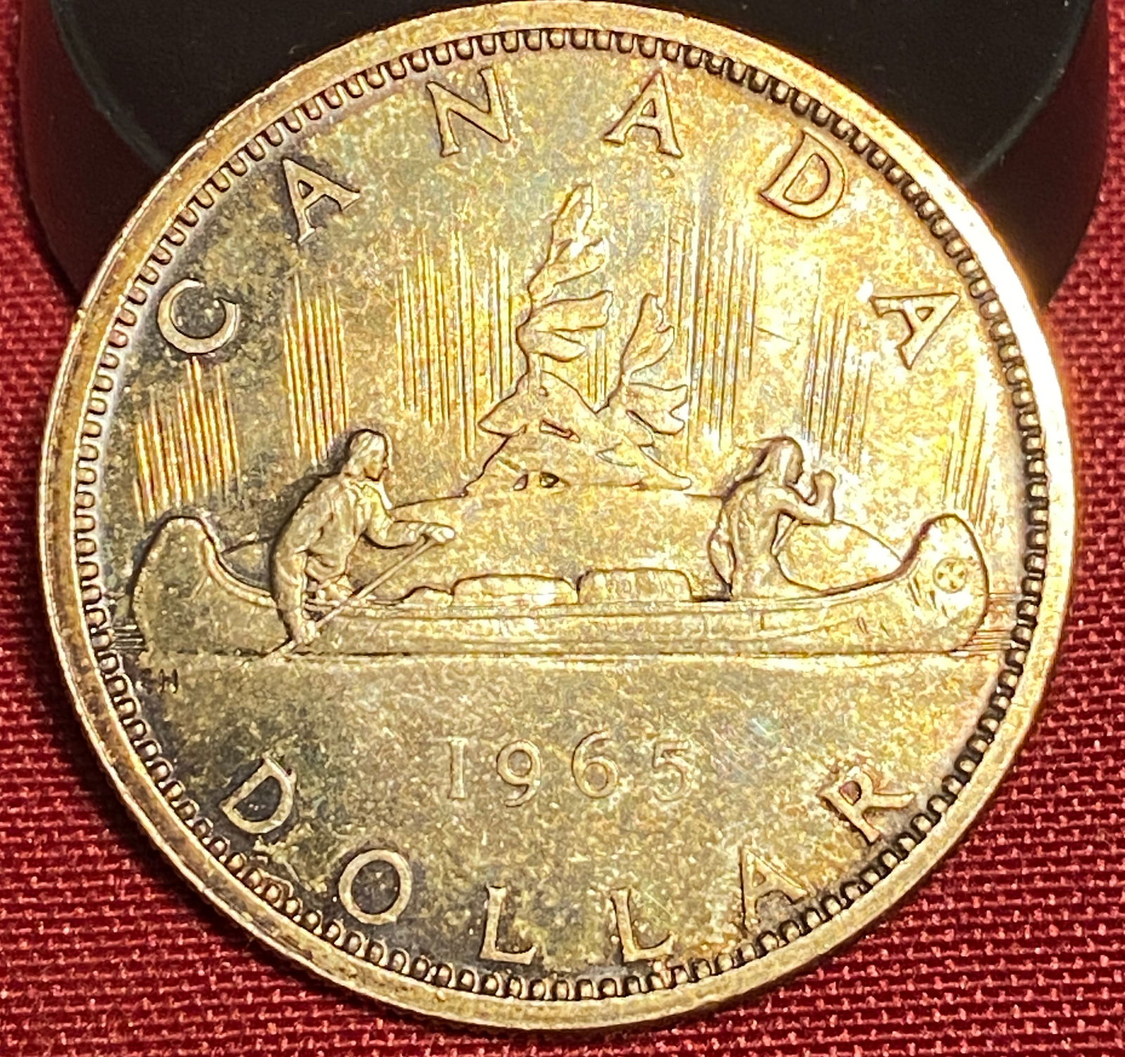 1965 Canadian Silver One Dollar Coin (1 of 3)