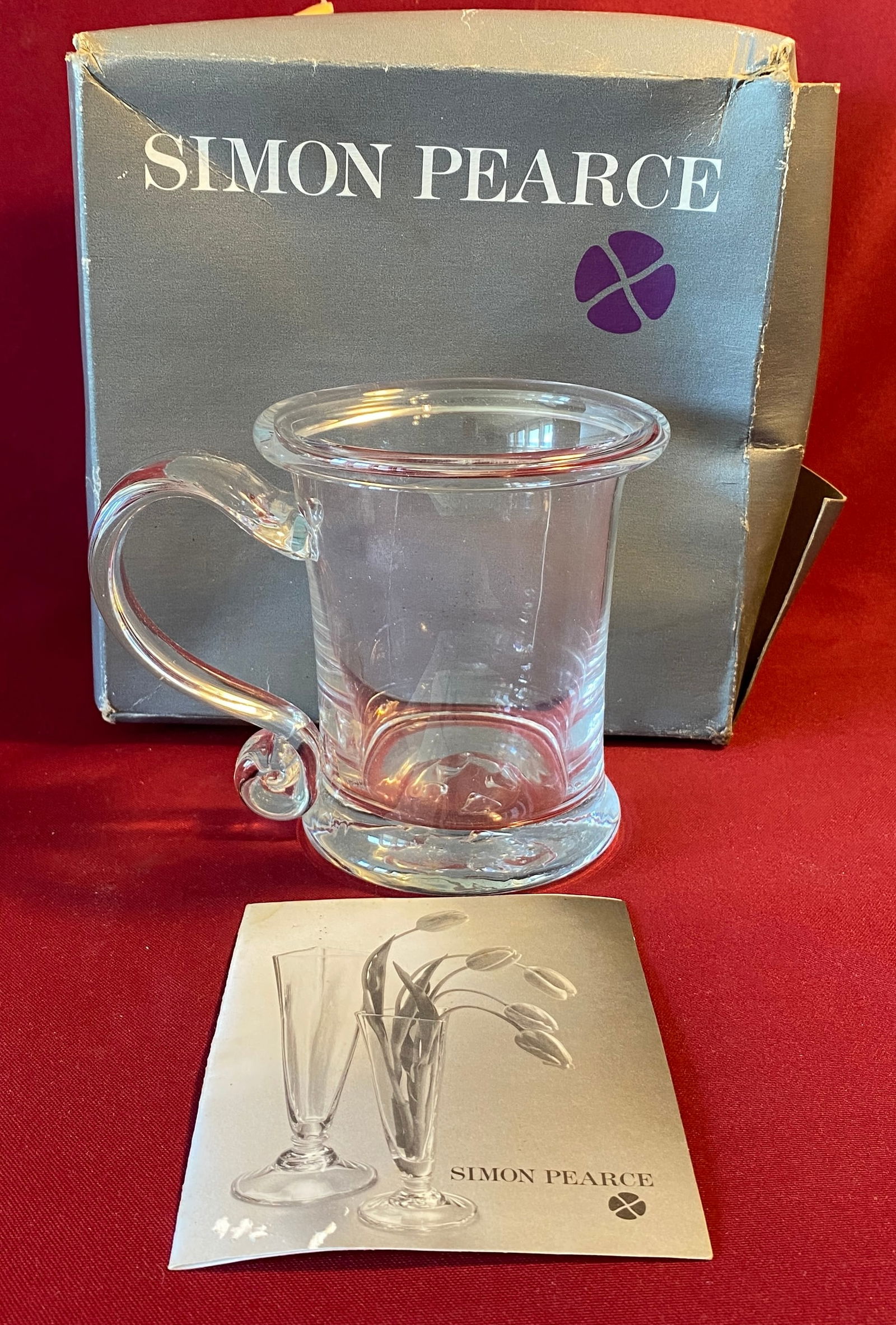 Simon Pearce Windsor Glass Tankard/Mug in Original Box (1 of 5)