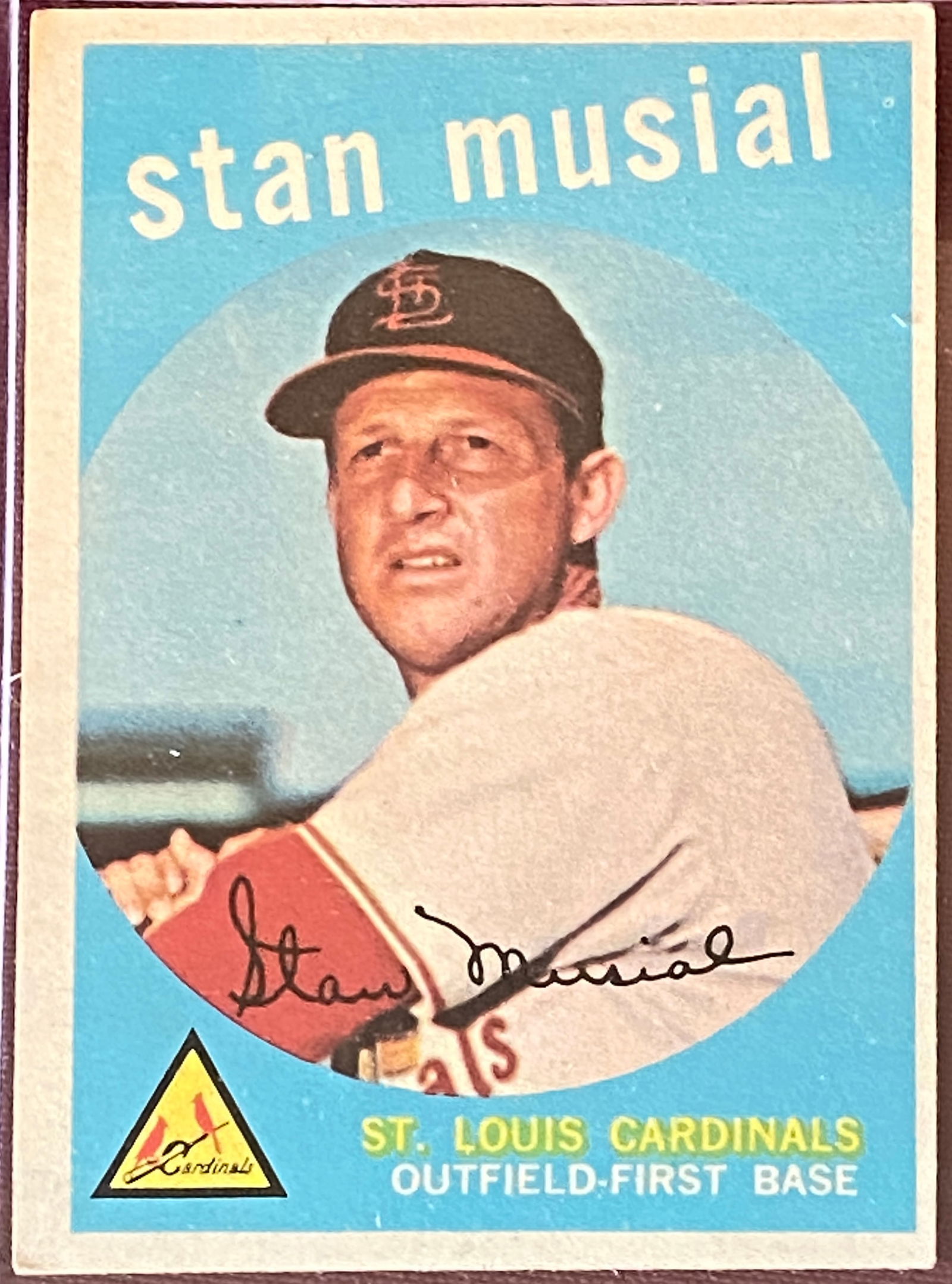 1959 TOPPS Stan Musial St. Louis Cardinals Baseball Card #150 (1 of 4)