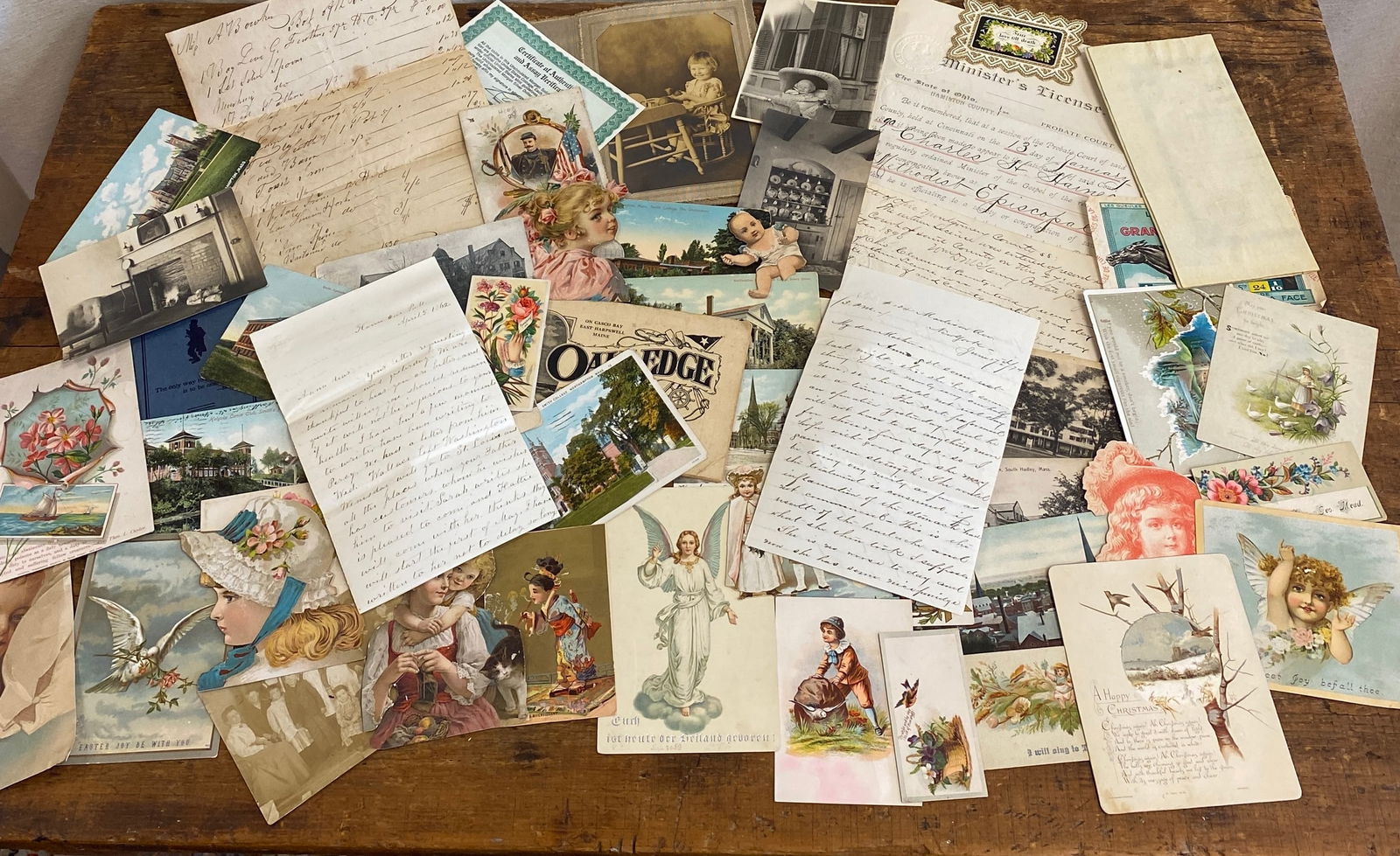 Mixed Ephemera - Postcards, Traded Cards, Photographs, Etc. (1 of 10)